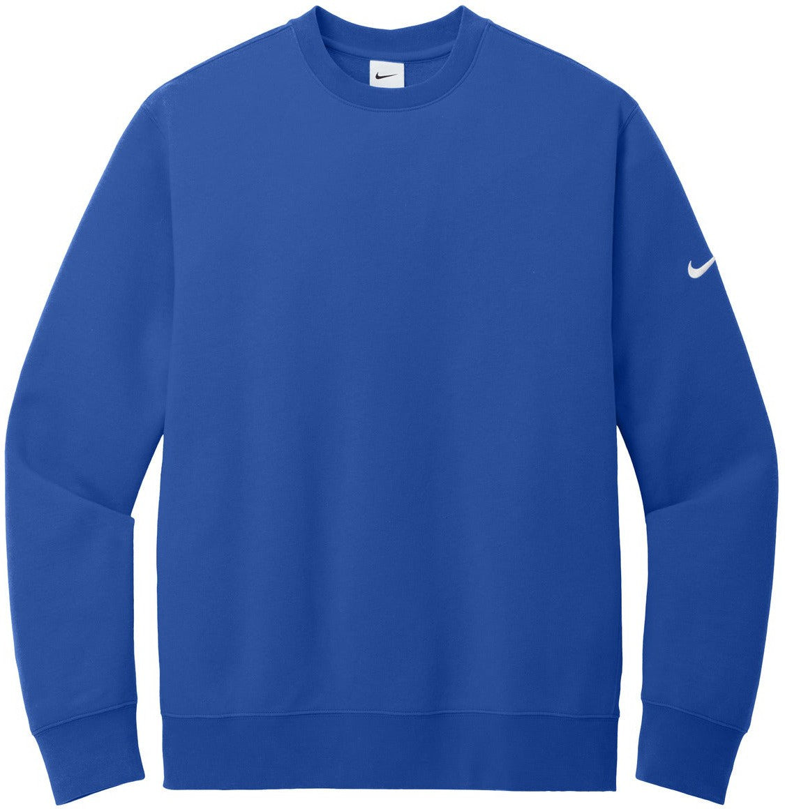 Nike Club Fleece Sleeve Swoosh Crew