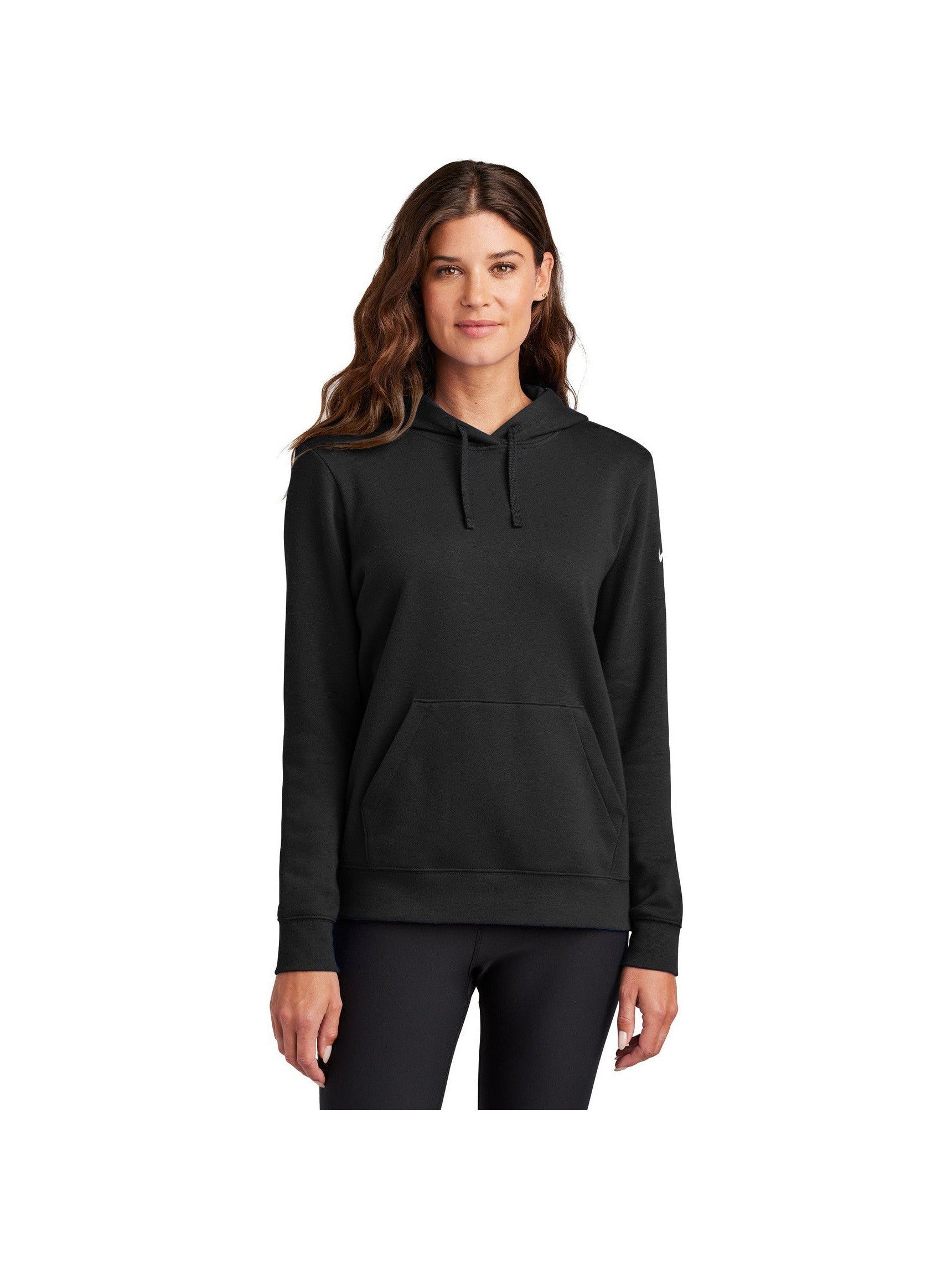 no-logo Nike Ladies Club Fleece Sleeve Swoosh Pullover Hoodie-Nike-Thread Logic