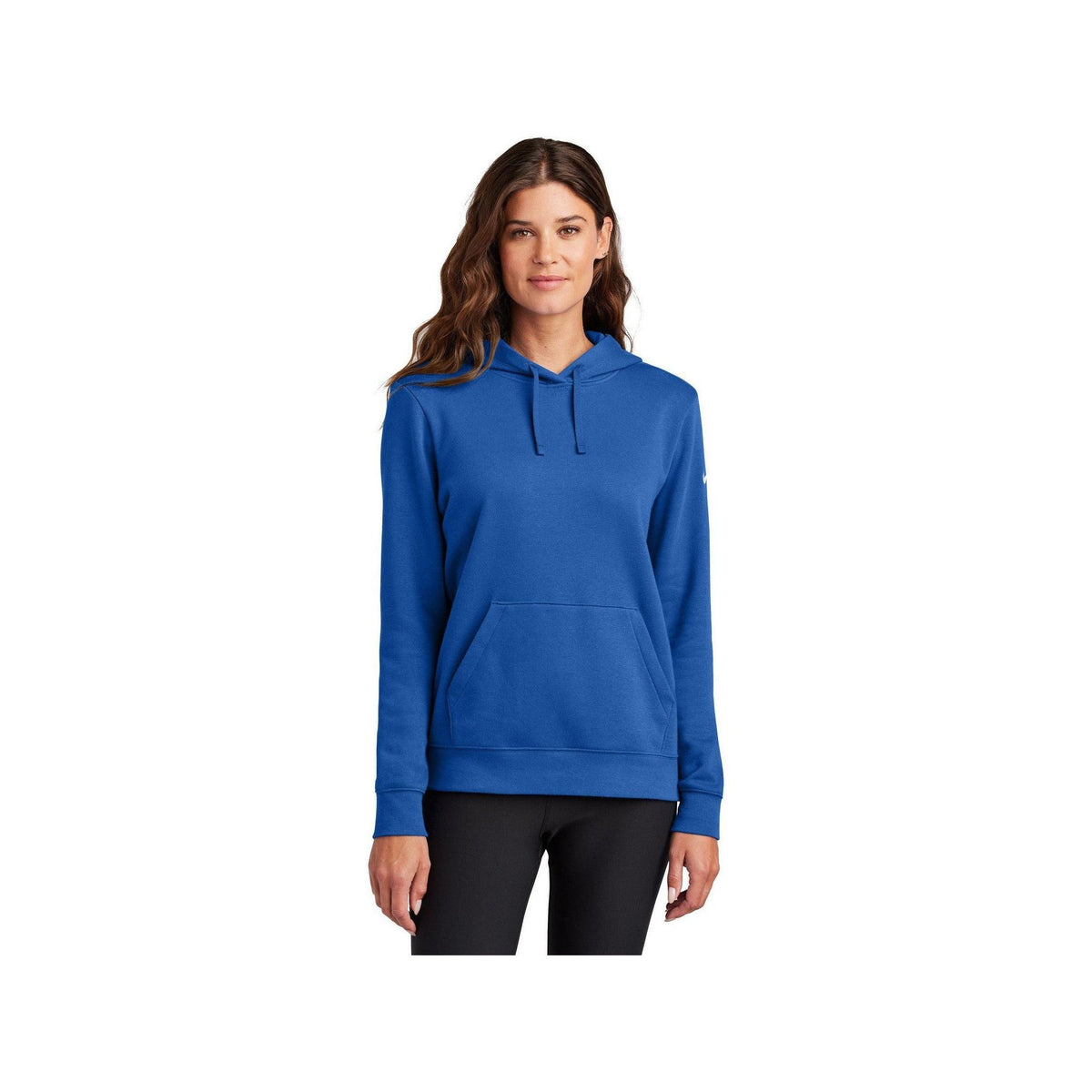 no-logo Nike Ladies Club Fleece Sleeve Swoosh Pullover Hoodie-Nike-Thread Logic