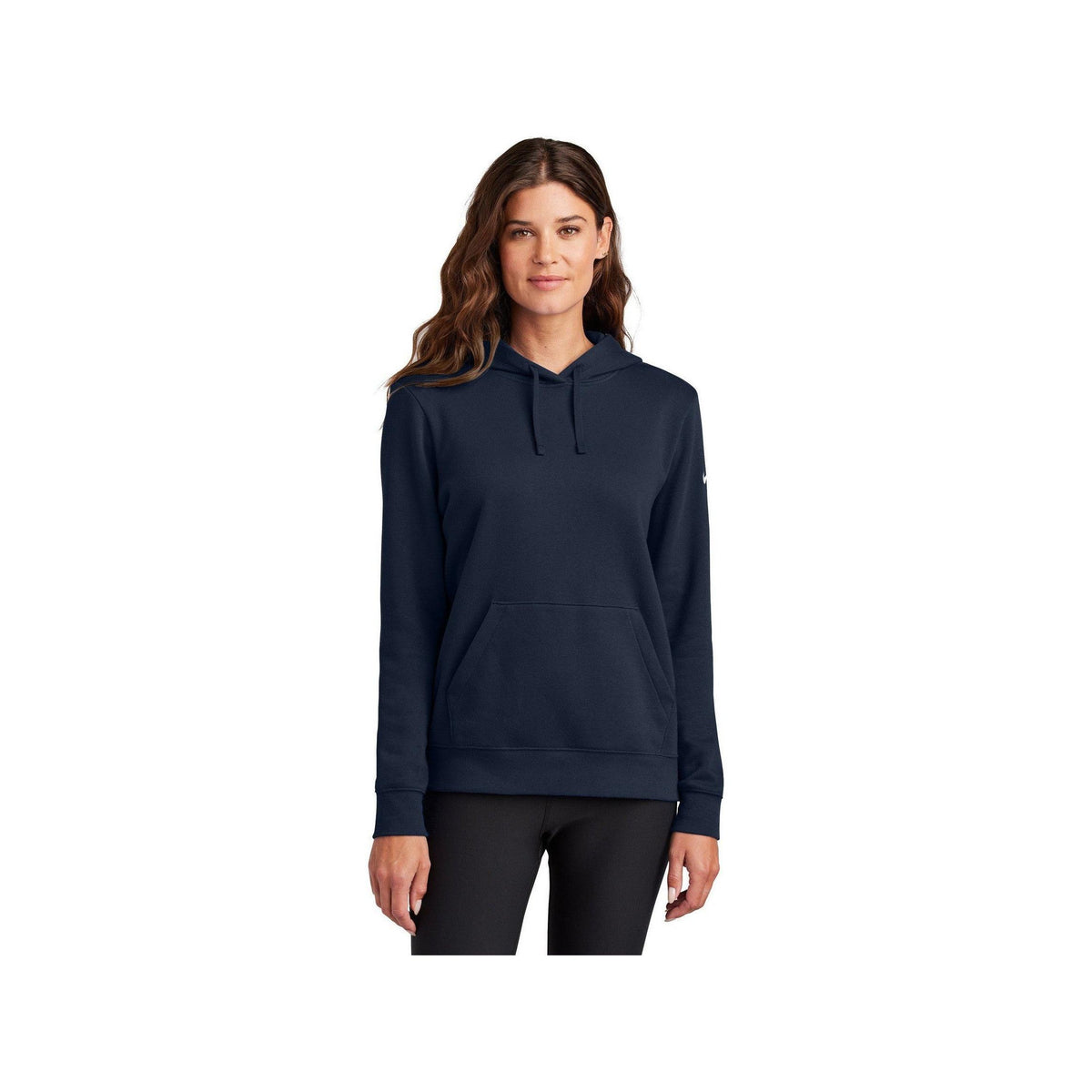 no-logo Nike Ladies Club Fleece Sleeve Swoosh Pullover Hoodie-Nike-Thread Logic