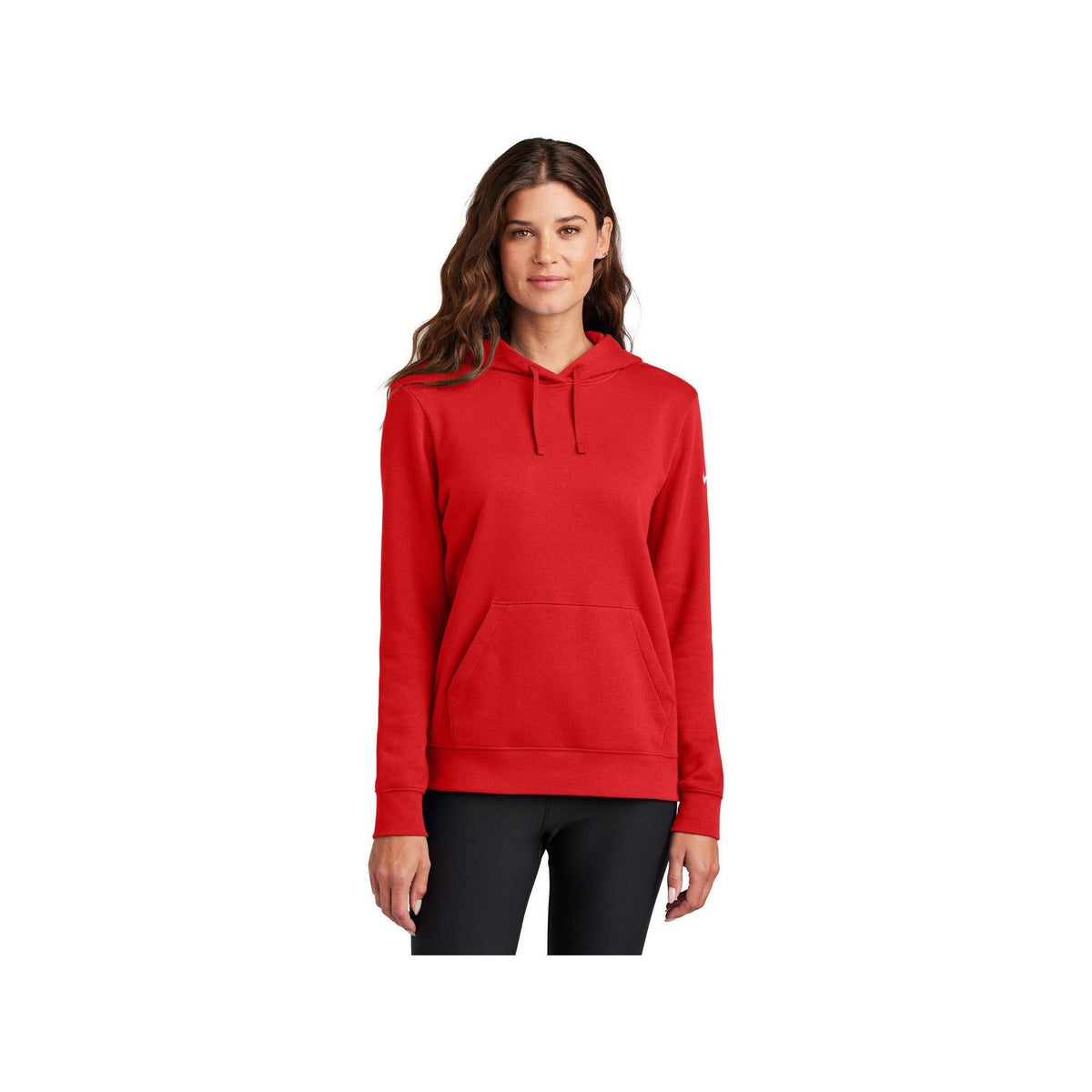 no-logo Nike Ladies Club Fleece Sleeve Swoosh Pullover Hoodie-Nike-Thread Logic
