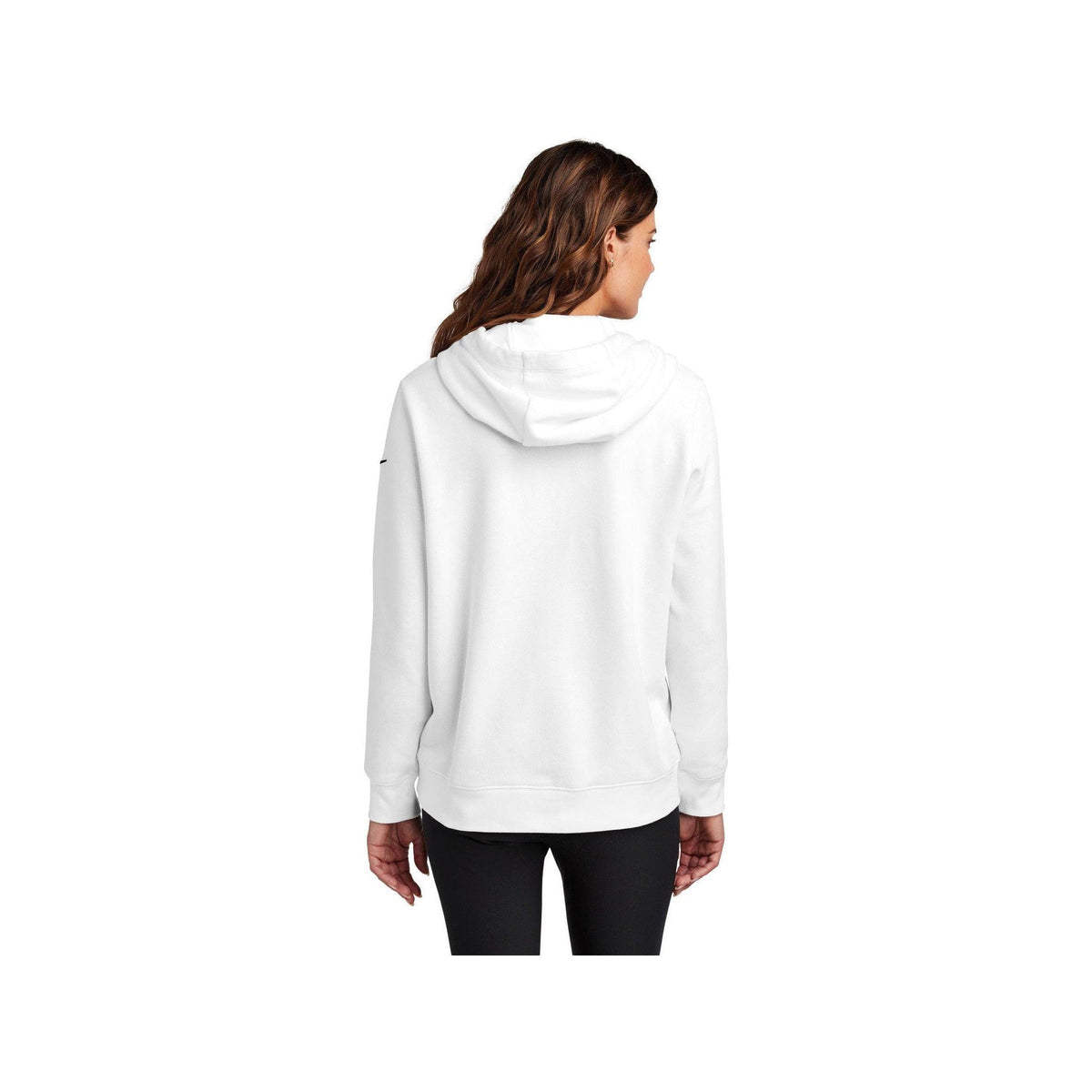 no-logo Nike Ladies Club Fleece Sleeve Swoosh Pullover Hoodie-Nike-Thread Logic