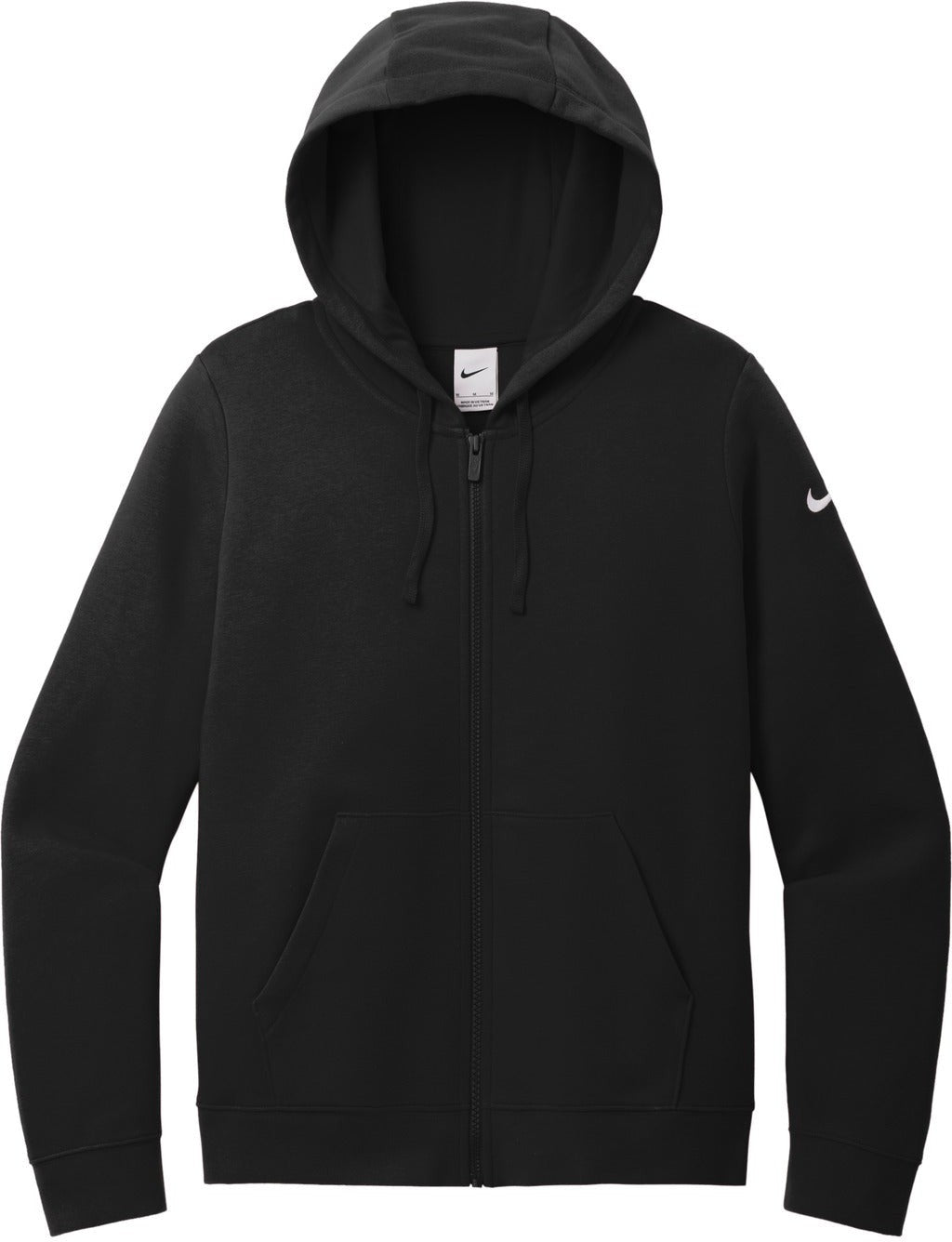 Nike Ladies Club Fleece Sleeve Swoosh Full-Zip Hoodie