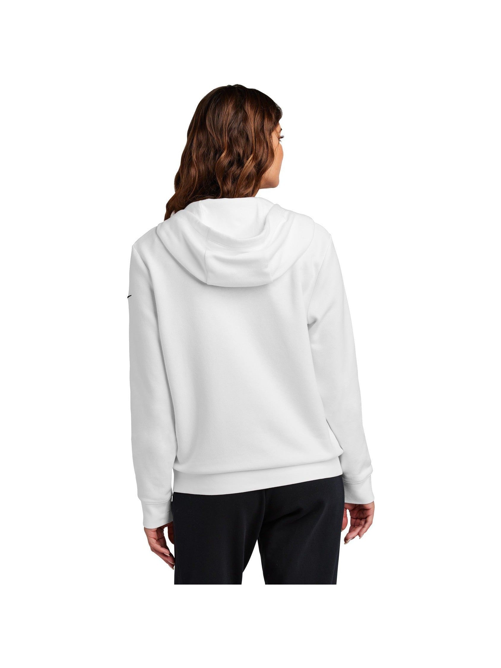 no-logo Nike Ladies Club Fleece Sleeve Swoosh Full-Zip Hoodie-Nike-Thread Logic