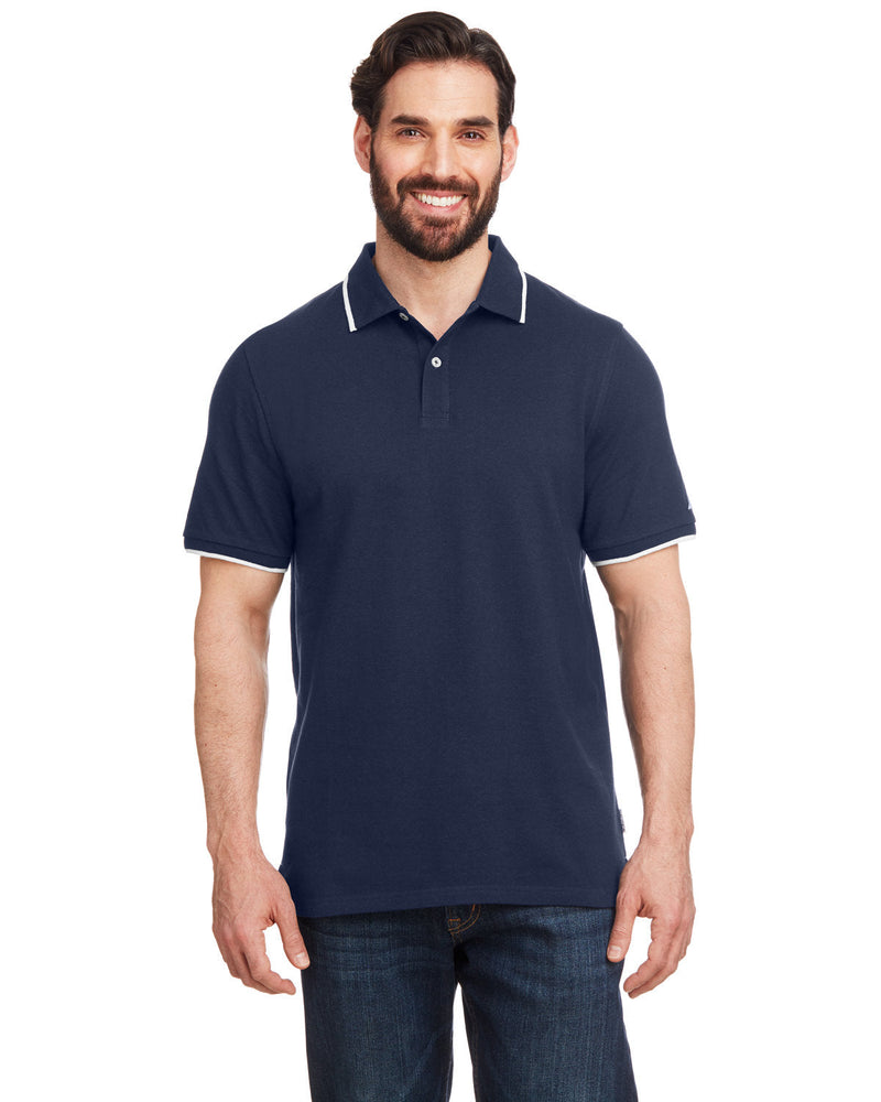 NAUTICA Mens Classic Fit Polo Shirt Large Navy Blue Cotton