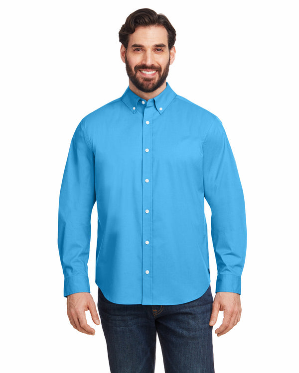  Nautica Staysail Shirt-Men's Layering-Nautica-Azure Blue-S-Thread Logic