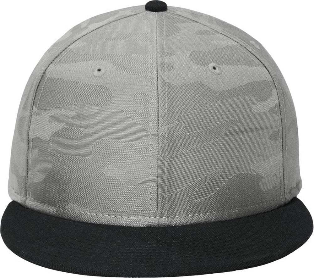 New Era Camo Flat Bill Snapback Cap 