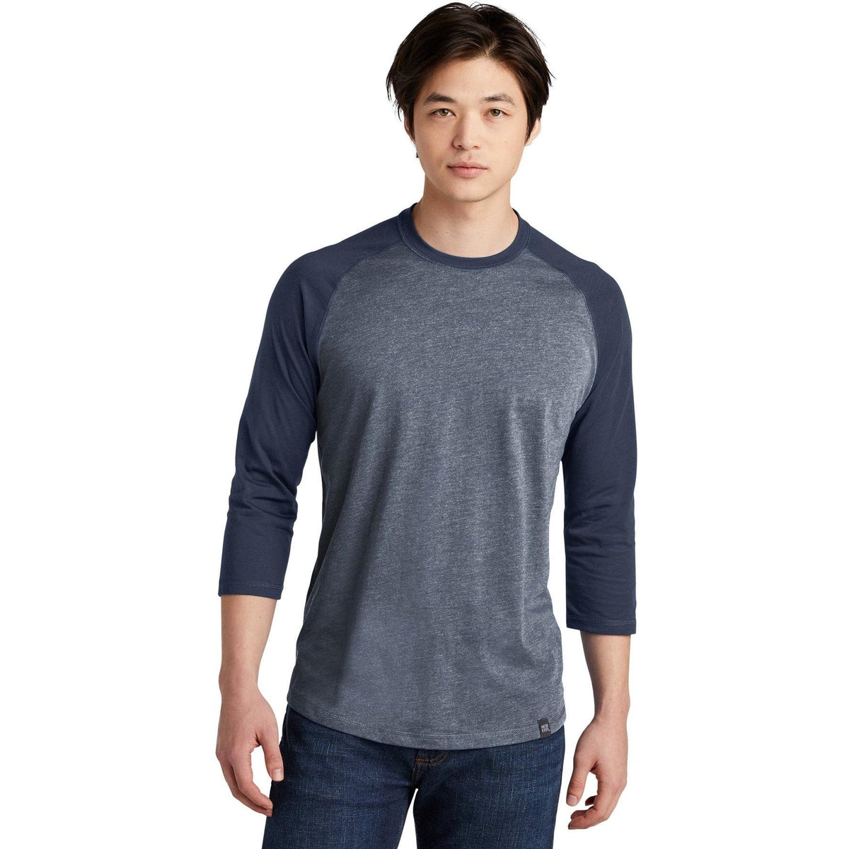no-logo New Era Heritage 3/4-Sleeve Baseball Raglan Tee-Regular-New Era-Thread Logic