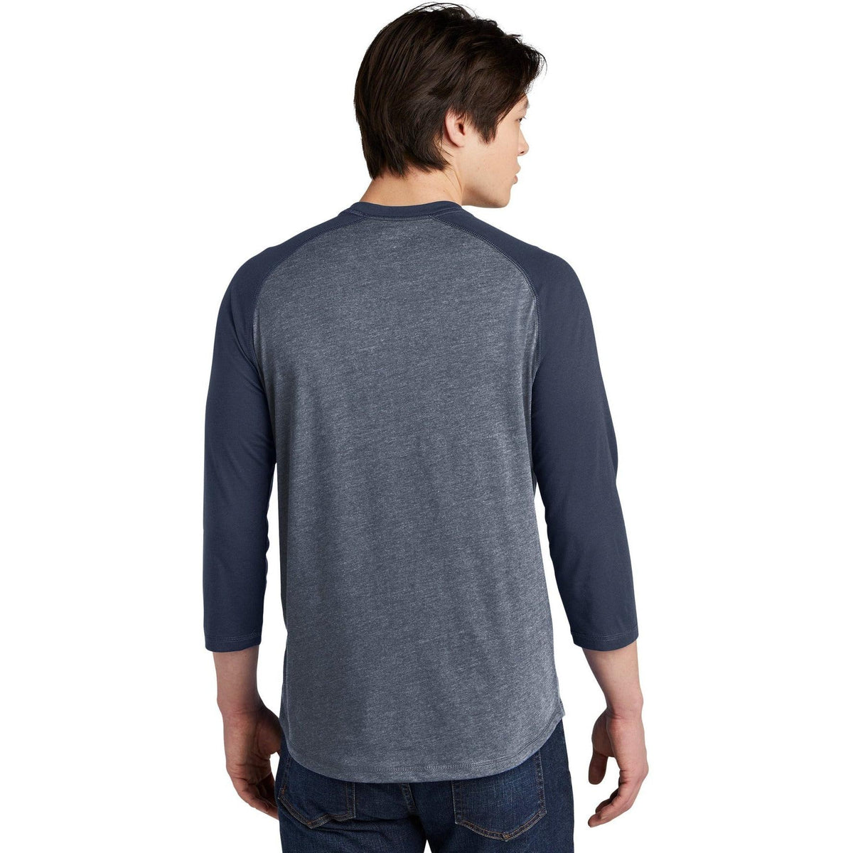 no-logo New Era Heritage 3/4-Sleeve Baseball Raglan Tee-Regular-New Era-Thread Logic