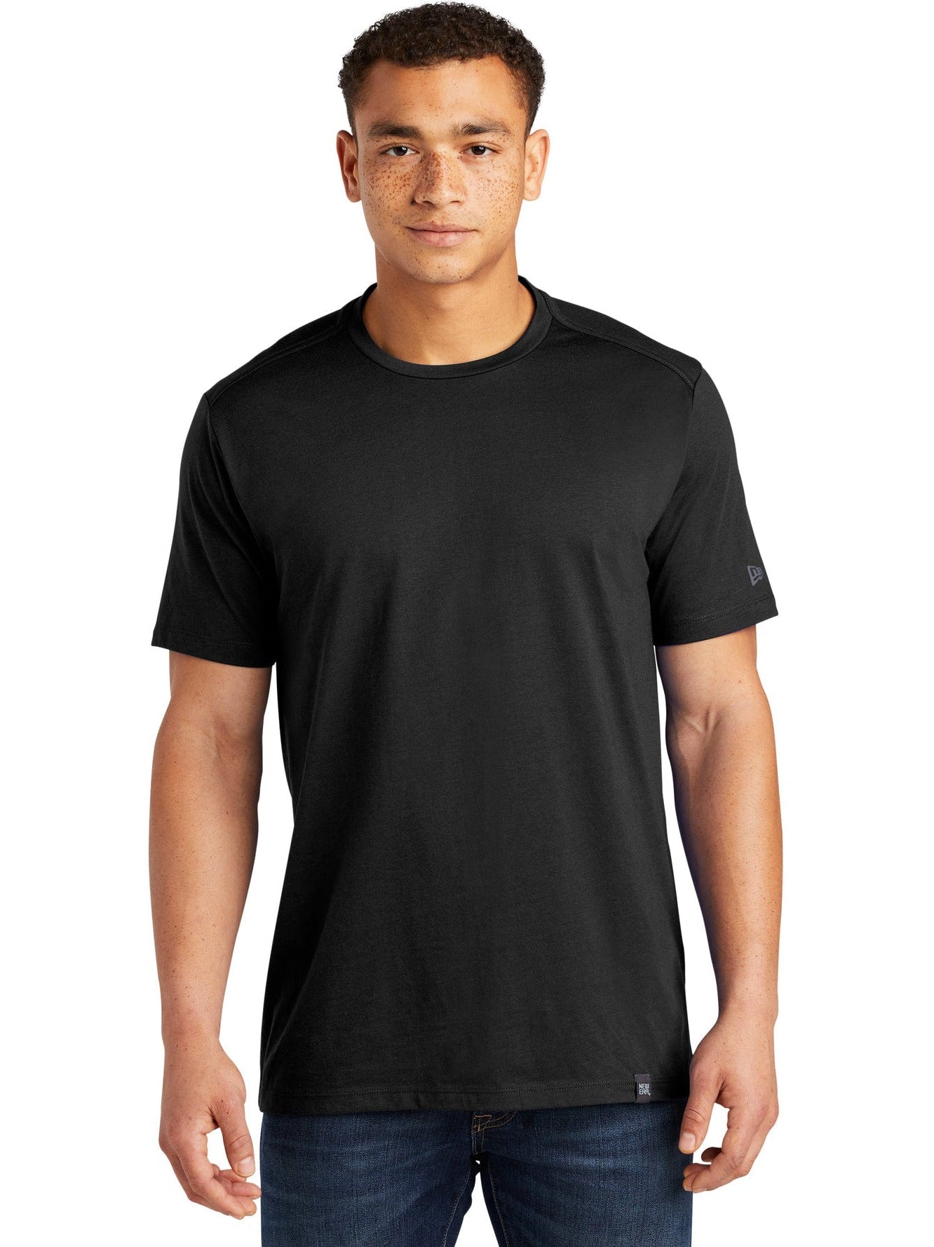 no-logo New Era Heritage Blend Crew Tee-Regular-New Era-Thread Logic