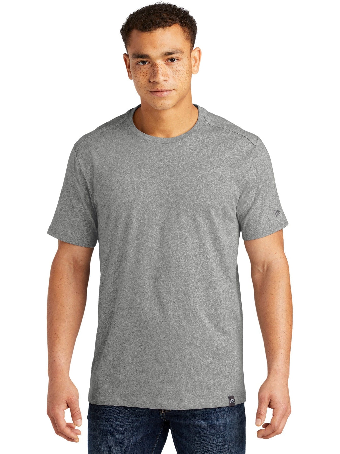 no-logo New Era Heritage Blend Crew Tee-Regular-New Era-Thread Logic