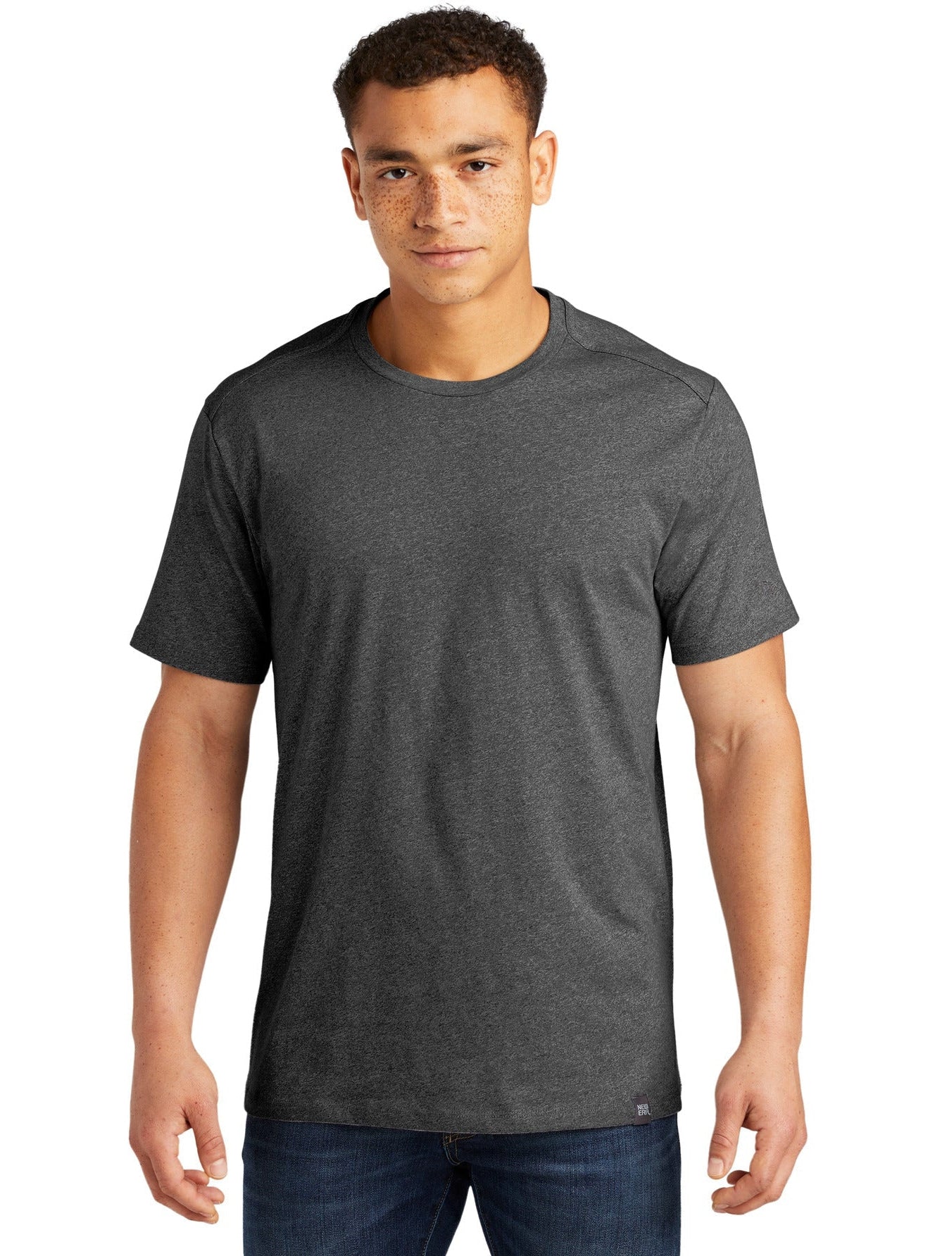 no-logo New Era Heritage Blend Crew Tee-Regular-New Era-Thread Logic