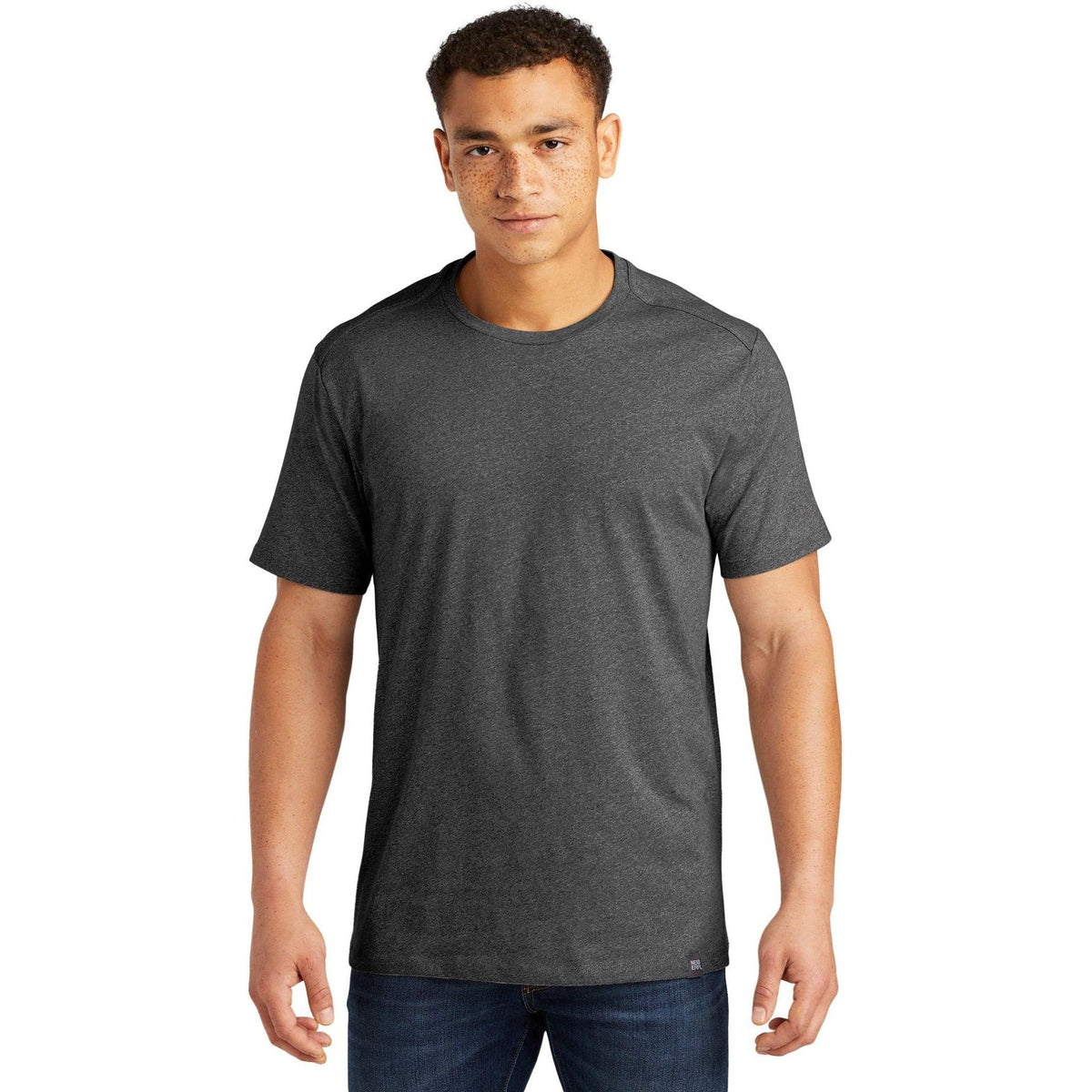 no-logo New Era Heritage Blend Crew Tee-Polos-New Era-Thread Logic