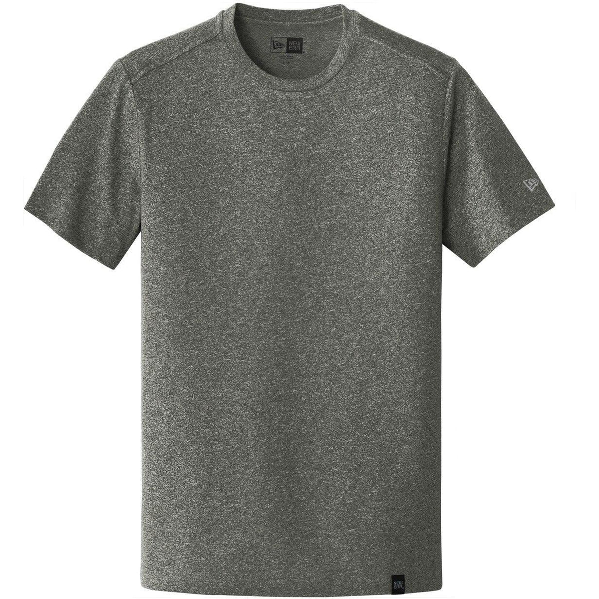 no-logo New Era Heritage Blend Crew Tee-Polos-New Era-Black Twist-S-Thread Logic