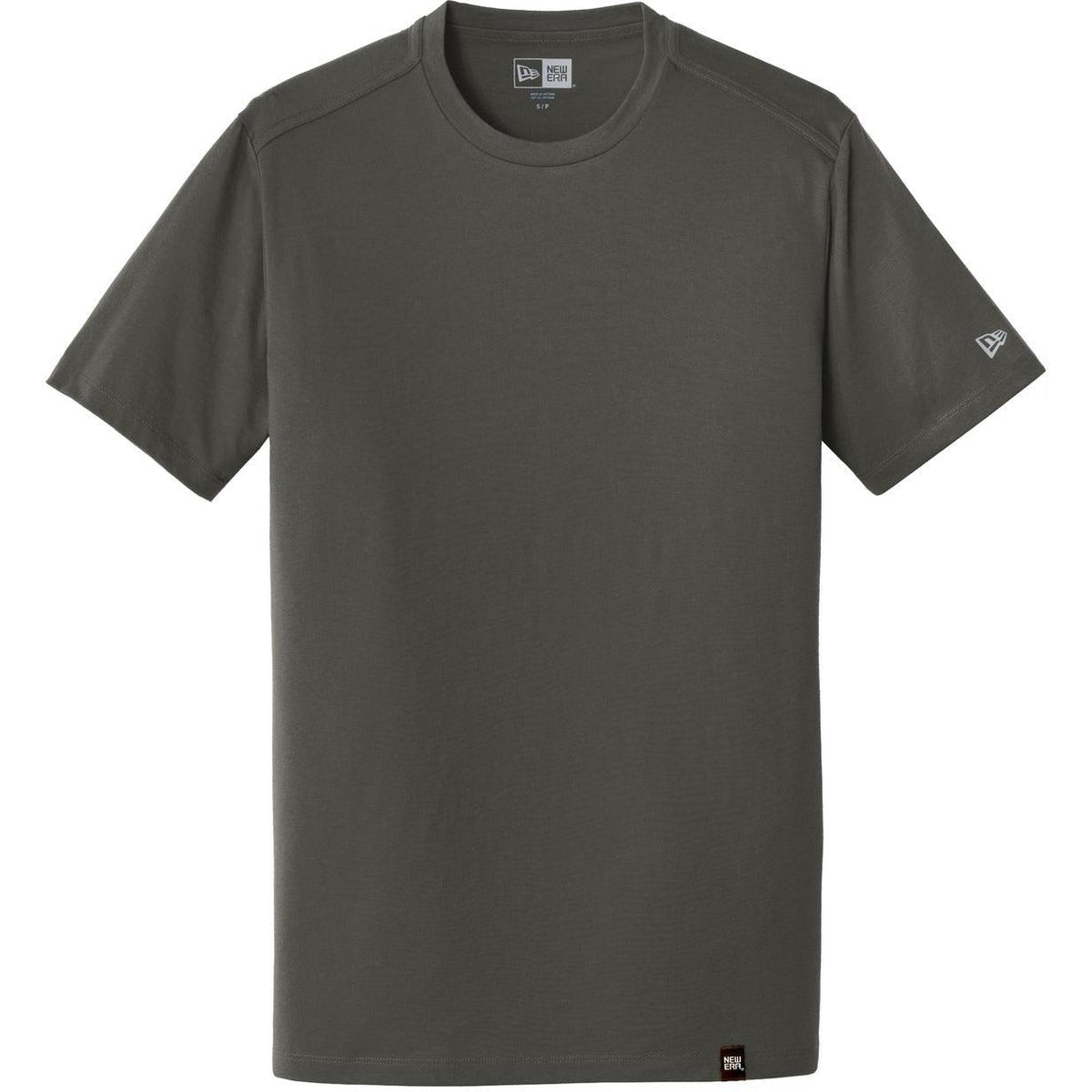 no-logo New Era Heritage Blend Crew Tee-Polos-New Era-Graphite-S-Thread Logic