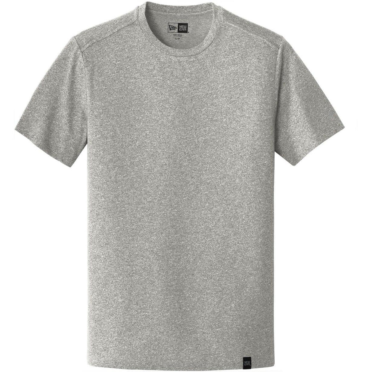 no-logo New Era Heritage Blend Crew Tee-Polos-New Era-Light Graphite Twist-S-Thread Logic