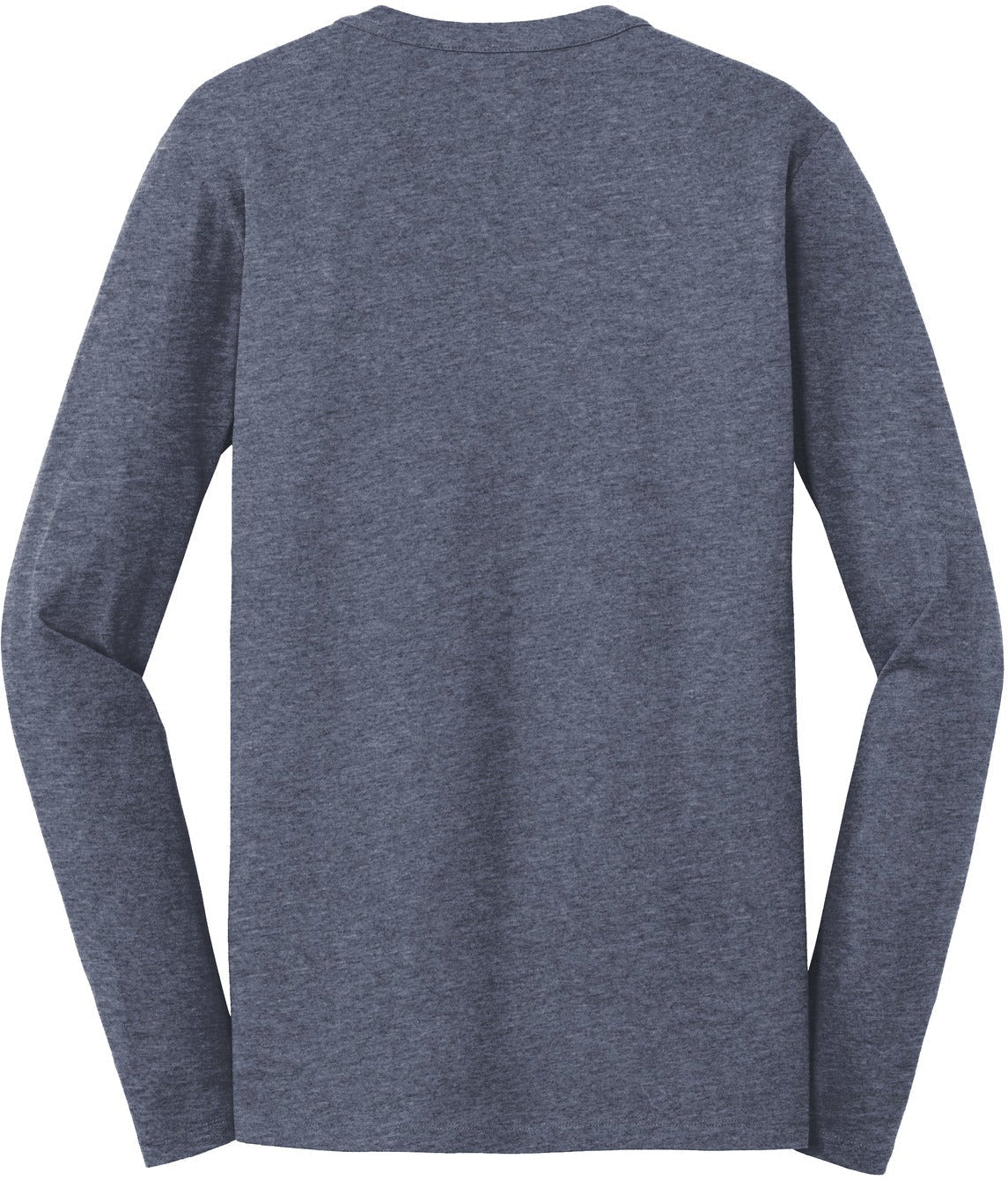 no-logo New Era Heritage Blend Long Sleeve Crew Tee-Regular-New Era-Thread Logic