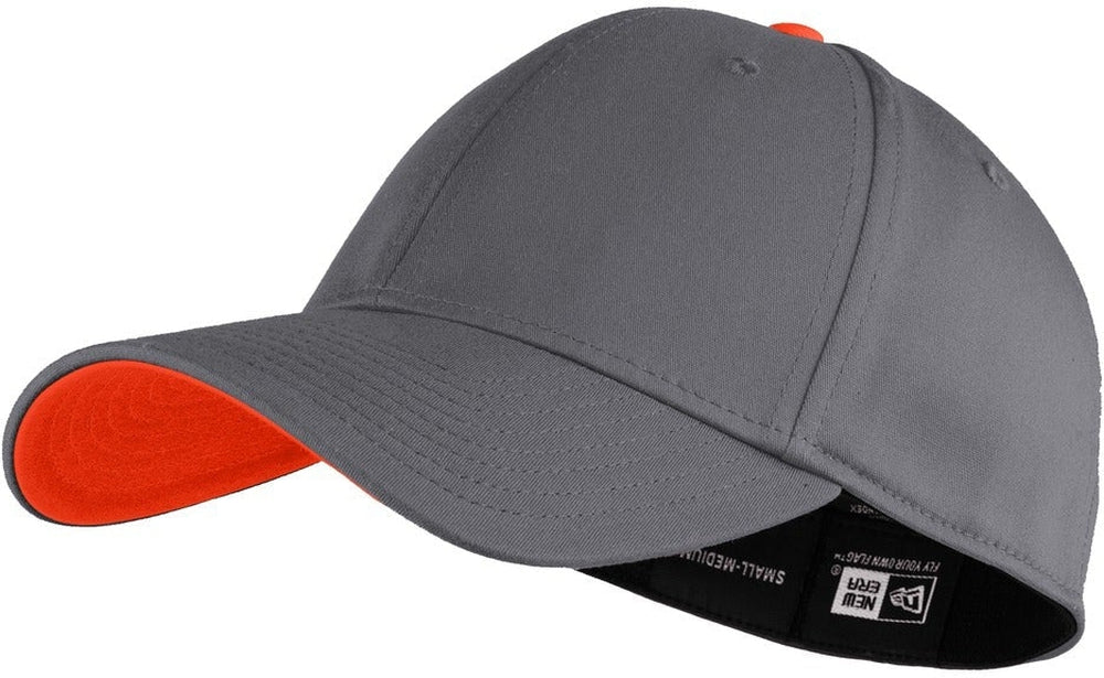 no-logo New Era Interception Cap-Regular-New Era-Graphite/Orange-S/M-Thread Logic 