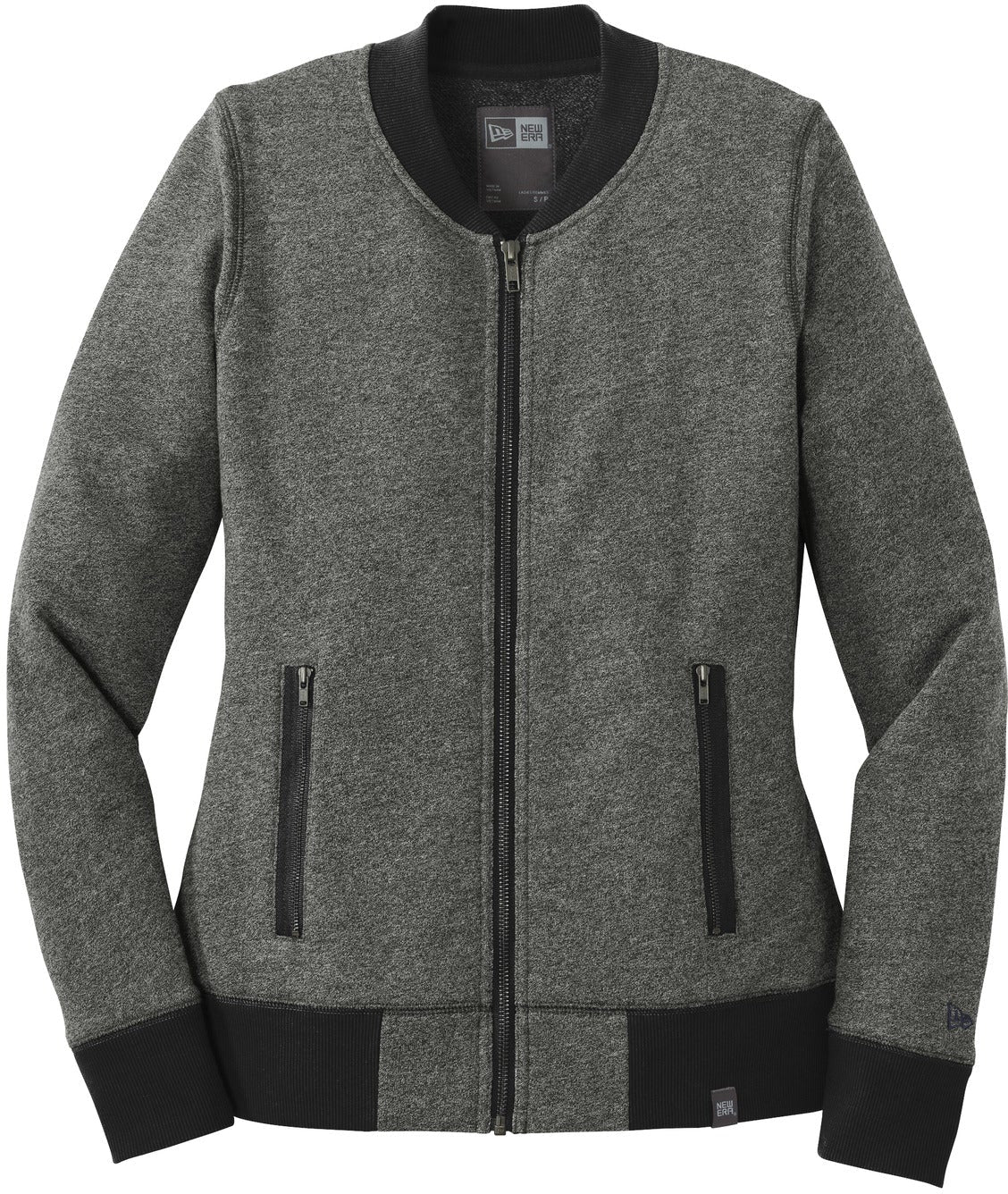 OUTLET-New Era Women's French Terry Baseball Full-Zip