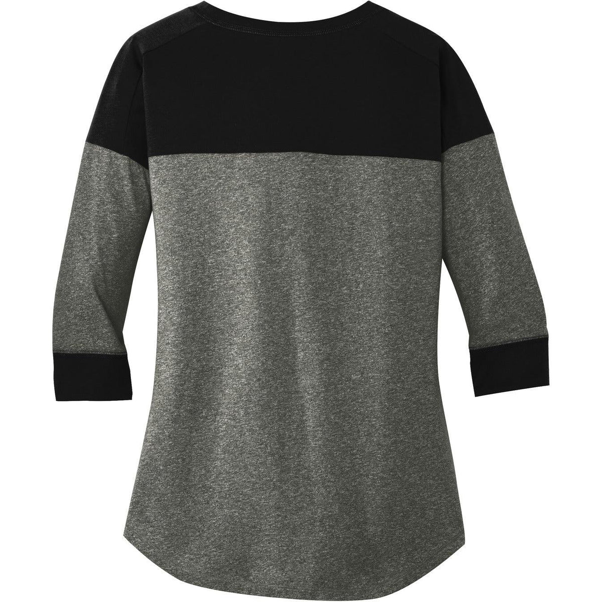 no-logo New Era Women's Heritage 3/4-Sleeve Baseball Raglan Tee-Regular-New Era-Thread Logic