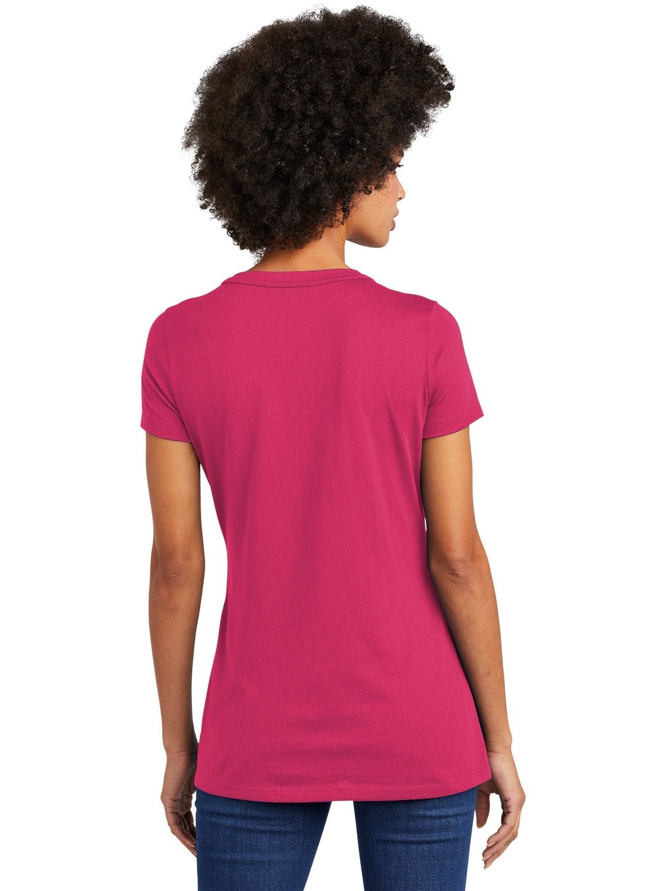no-logo New Era Ladies Heritage Blend V-Neck Tee-Regular-New Era-Thread Logic