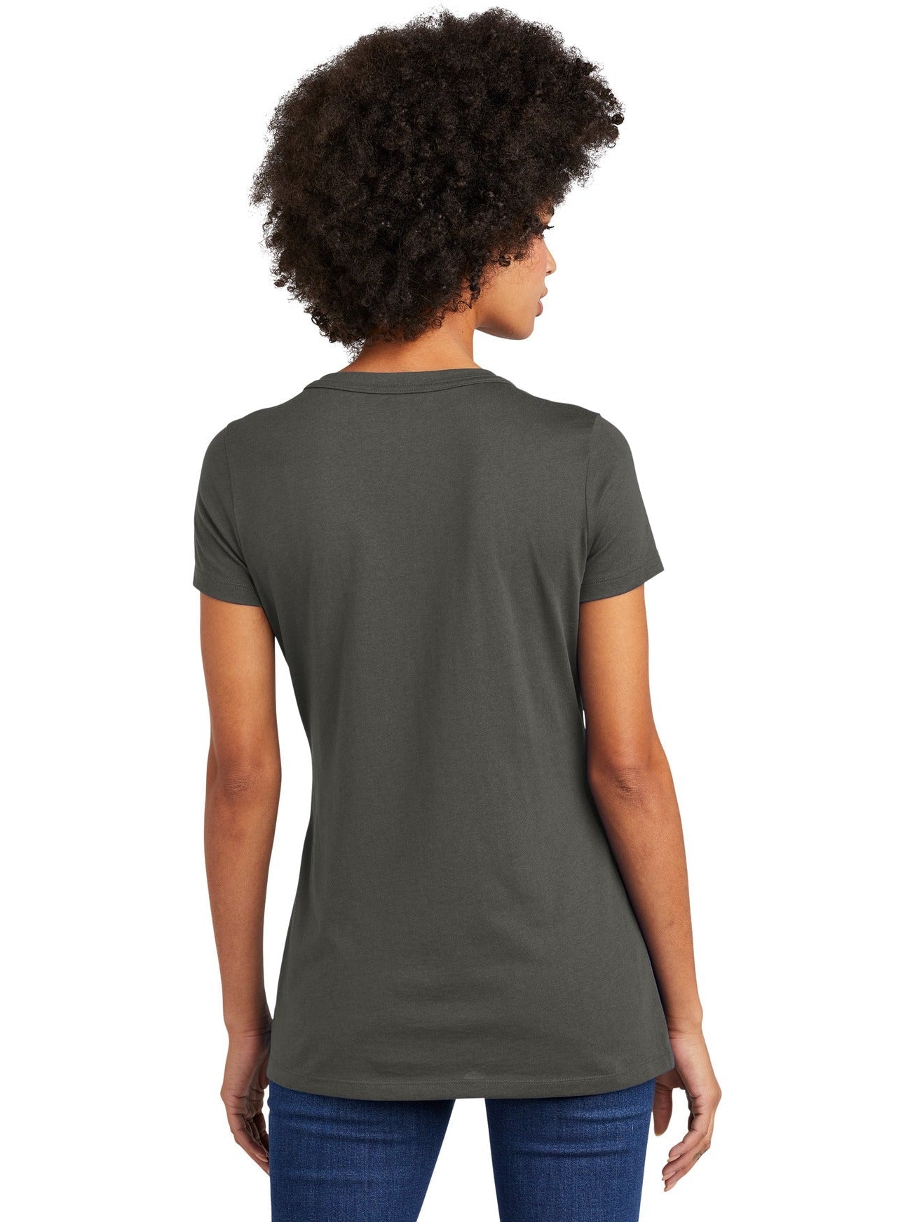 no-logo New Era Ladies Heritage Blend V-Neck Tee-Regular-New Era-Thread Logic