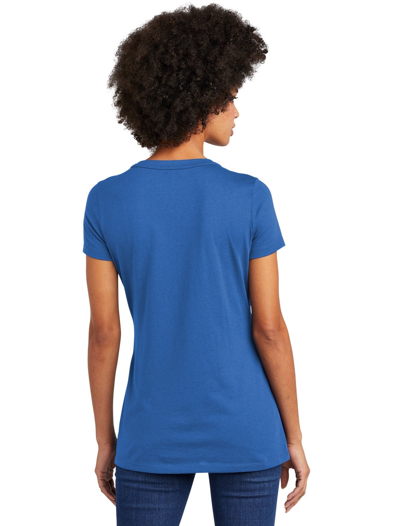 no-logo New Era Ladies Heritage Blend V-Neck Tee-Regular-New Era-Thread Logic