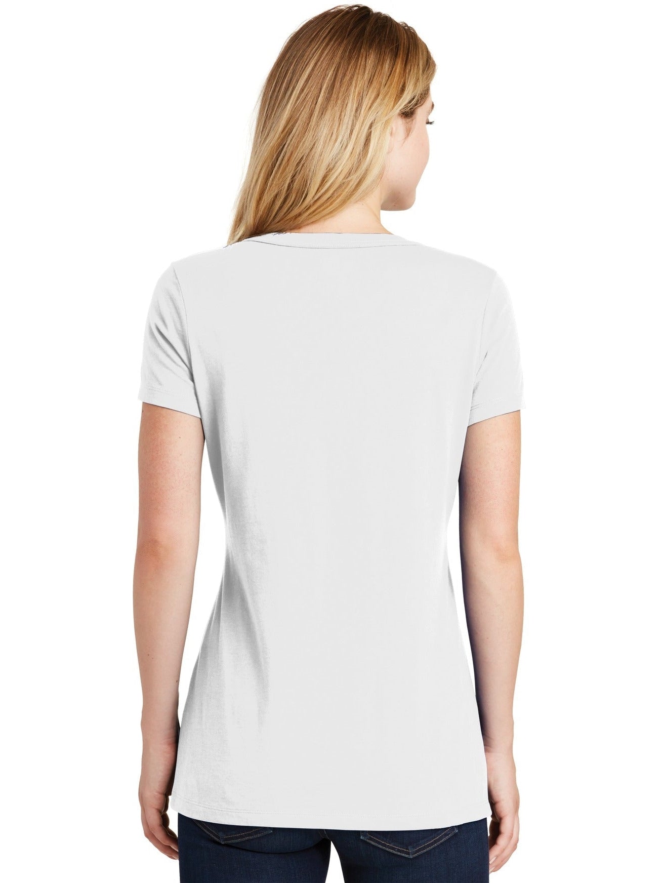 no-logo New Era Ladies Heritage Blend V-Neck Tee-Regular-New Era-Thread Logic