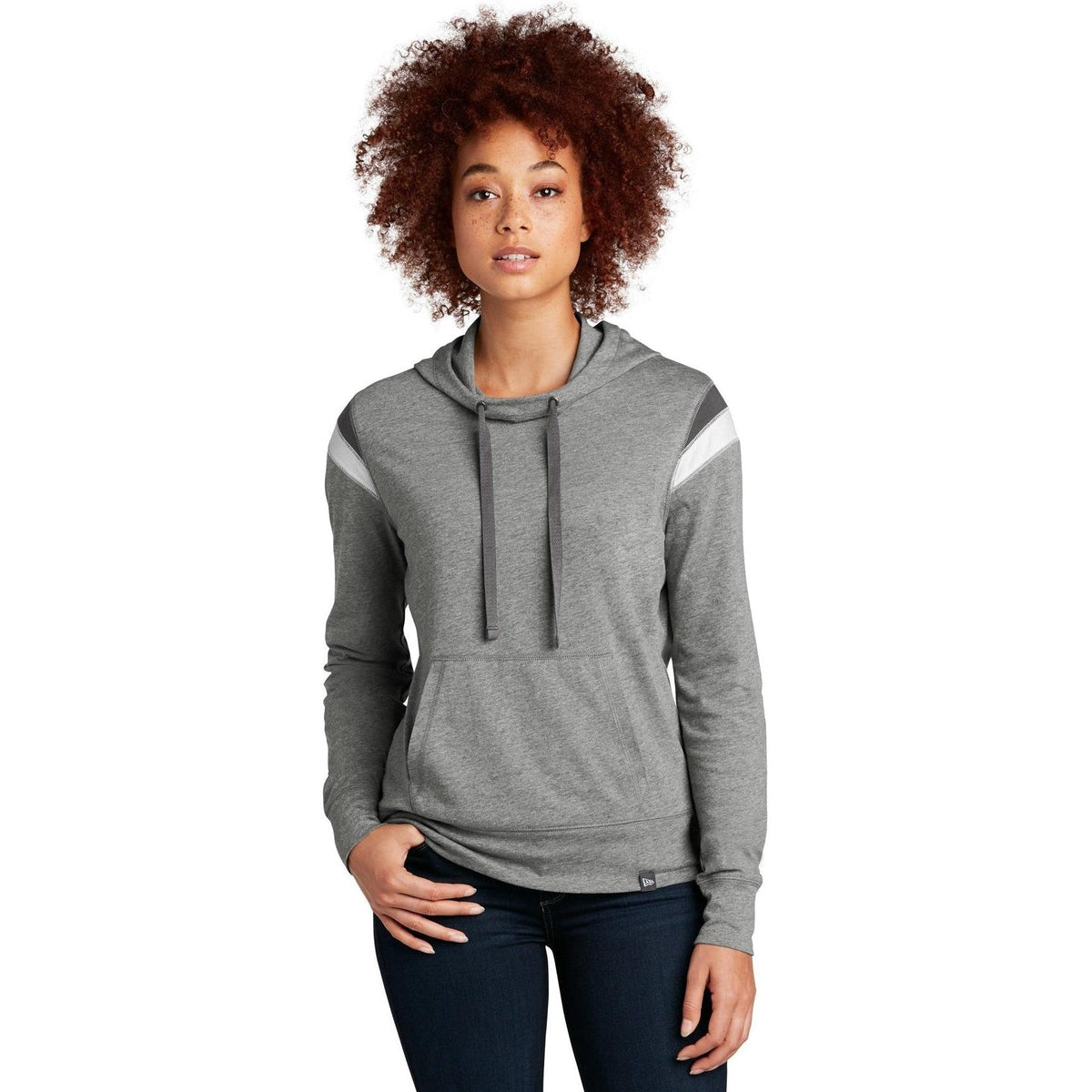 no-logo New Era Women's Heritage Blend Varsity Hoodie-Hoodies-New Era-Thread Logic