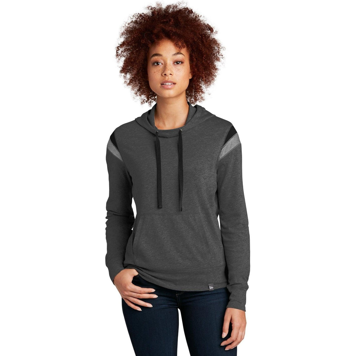 no-logo New Era Women's Heritage Blend Varsity Hoodie-Hoodies-New Era-Thread Logic