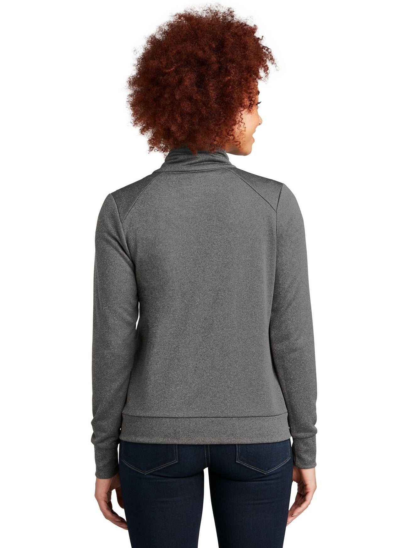 no-logo New Era Ladies Performance Terry Full-Zip Cowl-Regular-New Era-Thread Logic