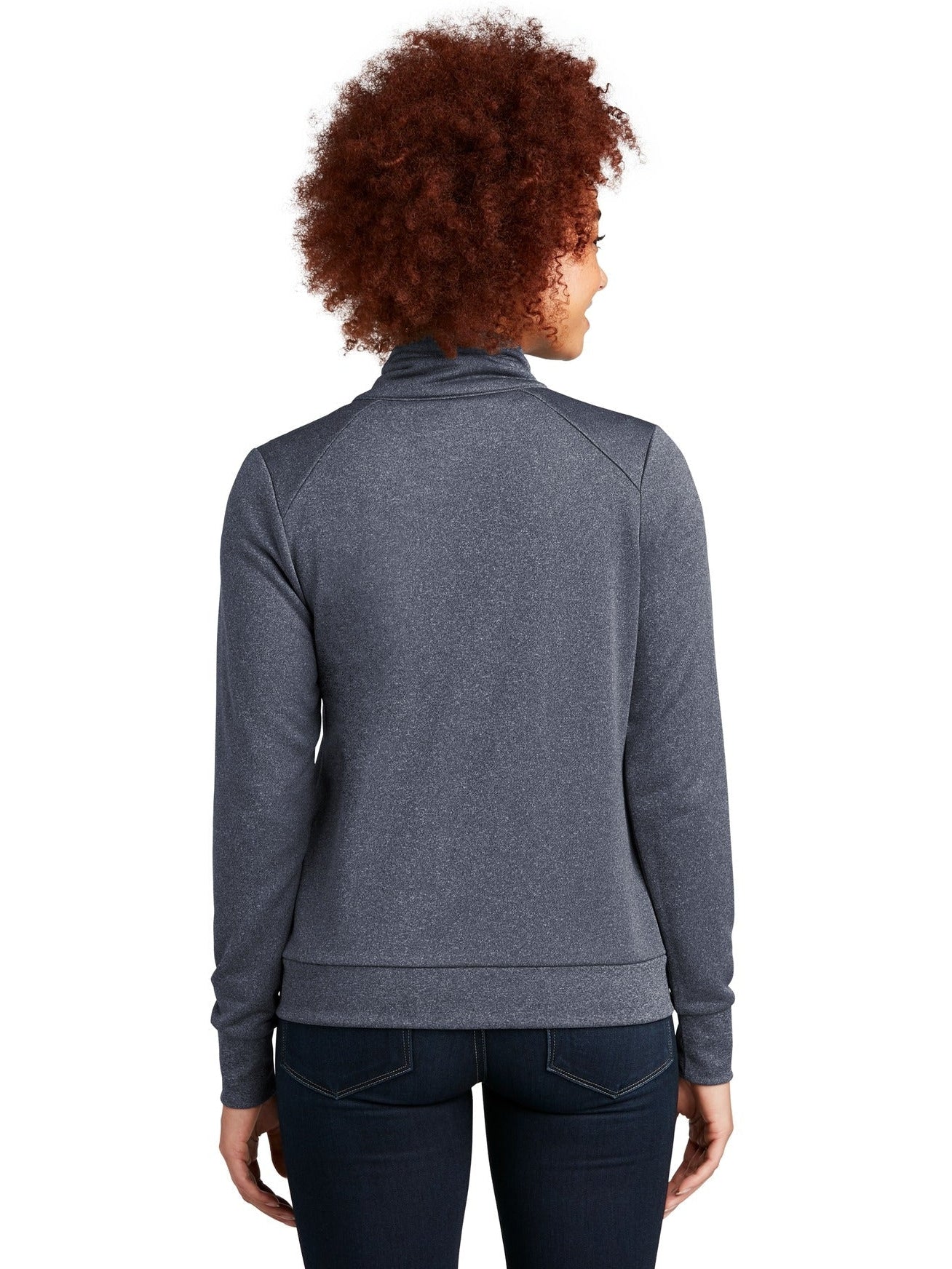 no-logo New Era Ladies Performance Terry Full-Zip Cowl-Regular-New Era-Thread Logic