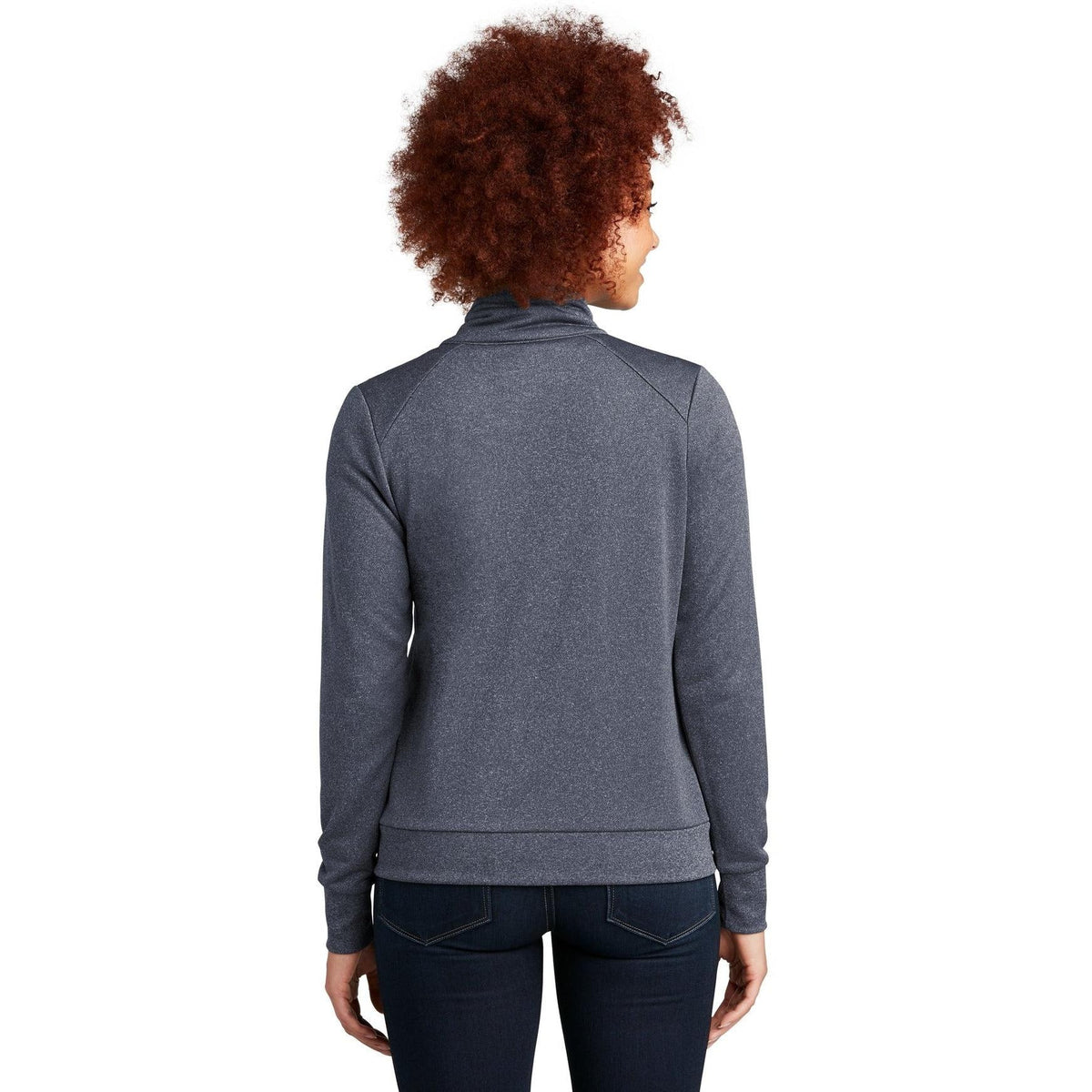 no-logo New Era Ladies Performance Terry Full-Zip Cowl-Regular-New Era-Thread Logic