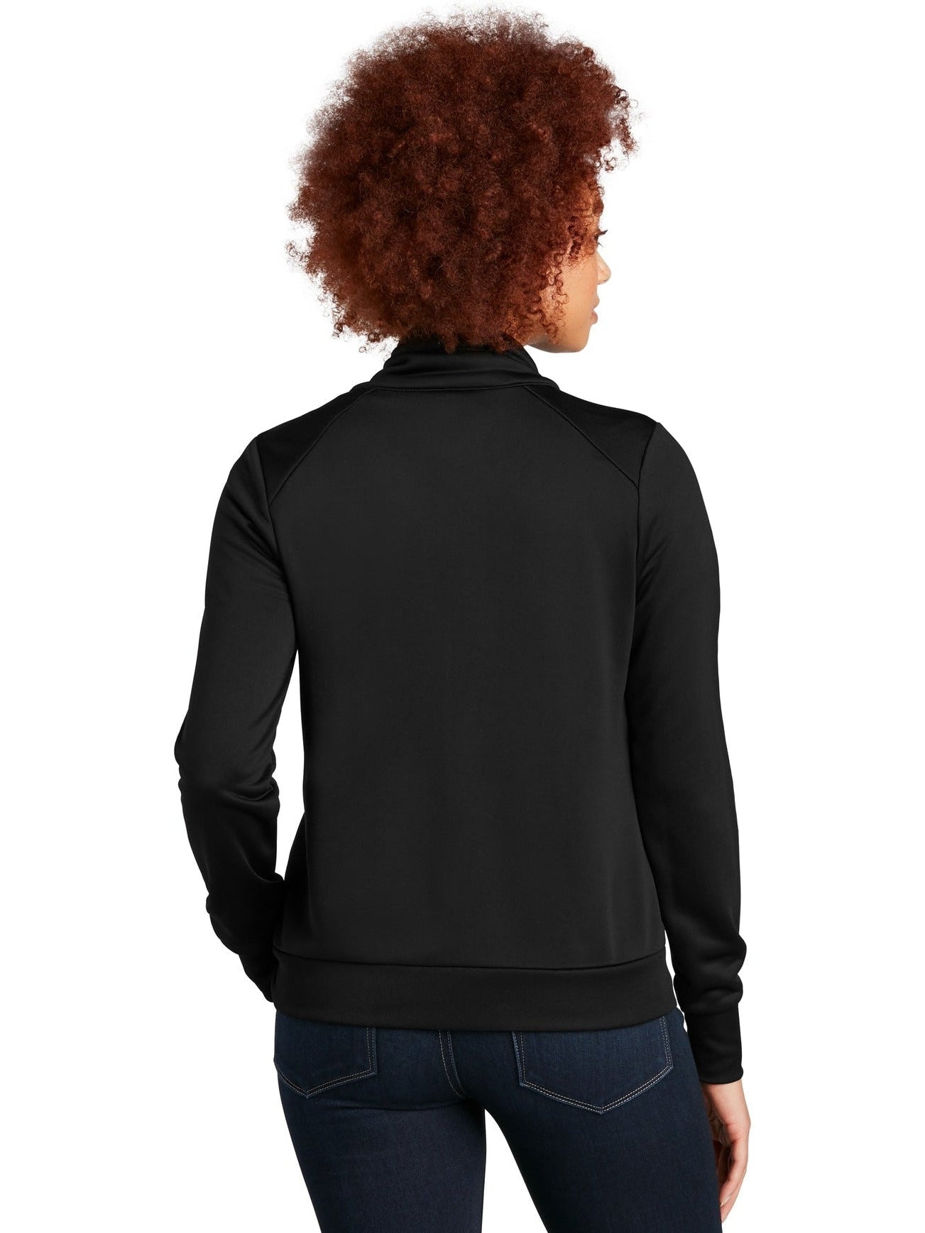 no-logo New Era Ladies Performance Terry Full-Zip Cowl-Regular-New Era-Thread Logic