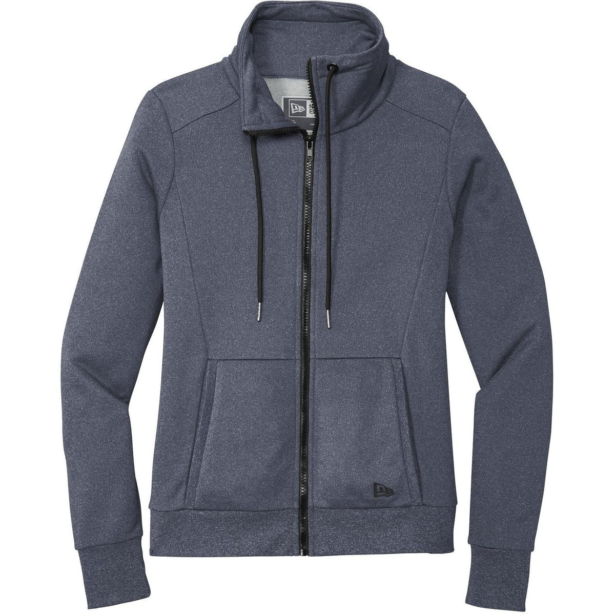 no-logo New Era Ladies Performance Terry Full-Zip Cowl