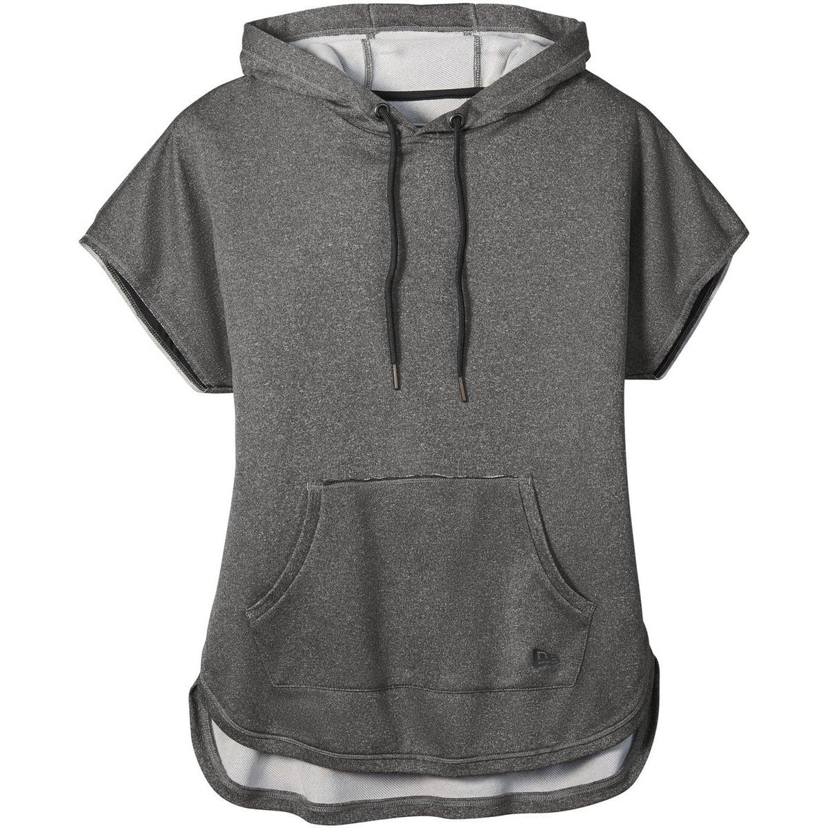 no-logo New Era Ladies Performance Terry Short Sleeve Hoodie
