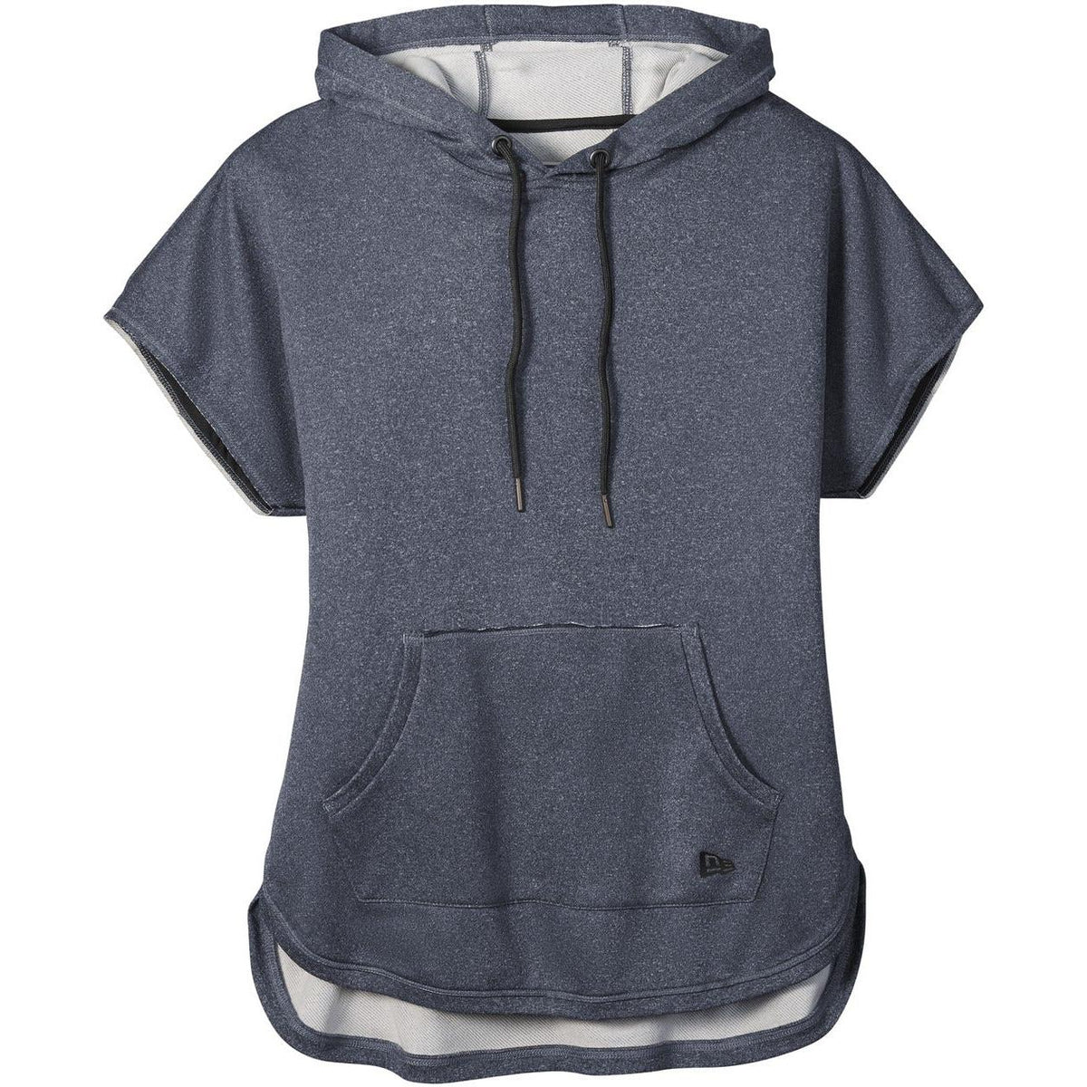 no-logo New Era Ladies Performance Terry Short Sleeve Hoodie