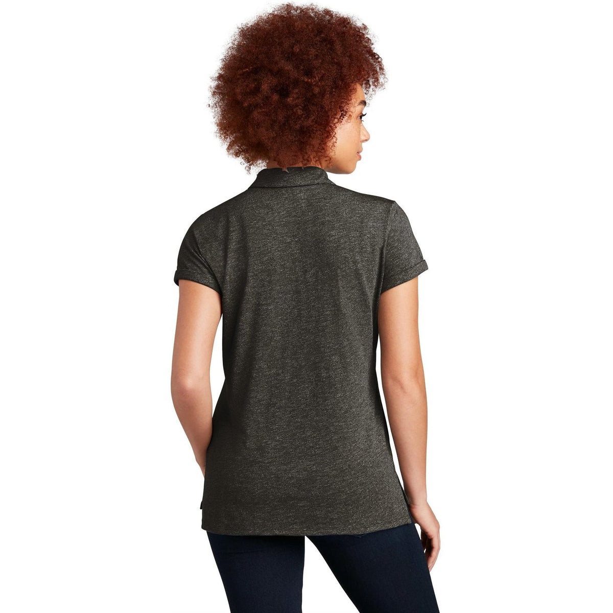 no-logo New Era Women's Slub Twist Polo-Regular-New Era-Thread Logic