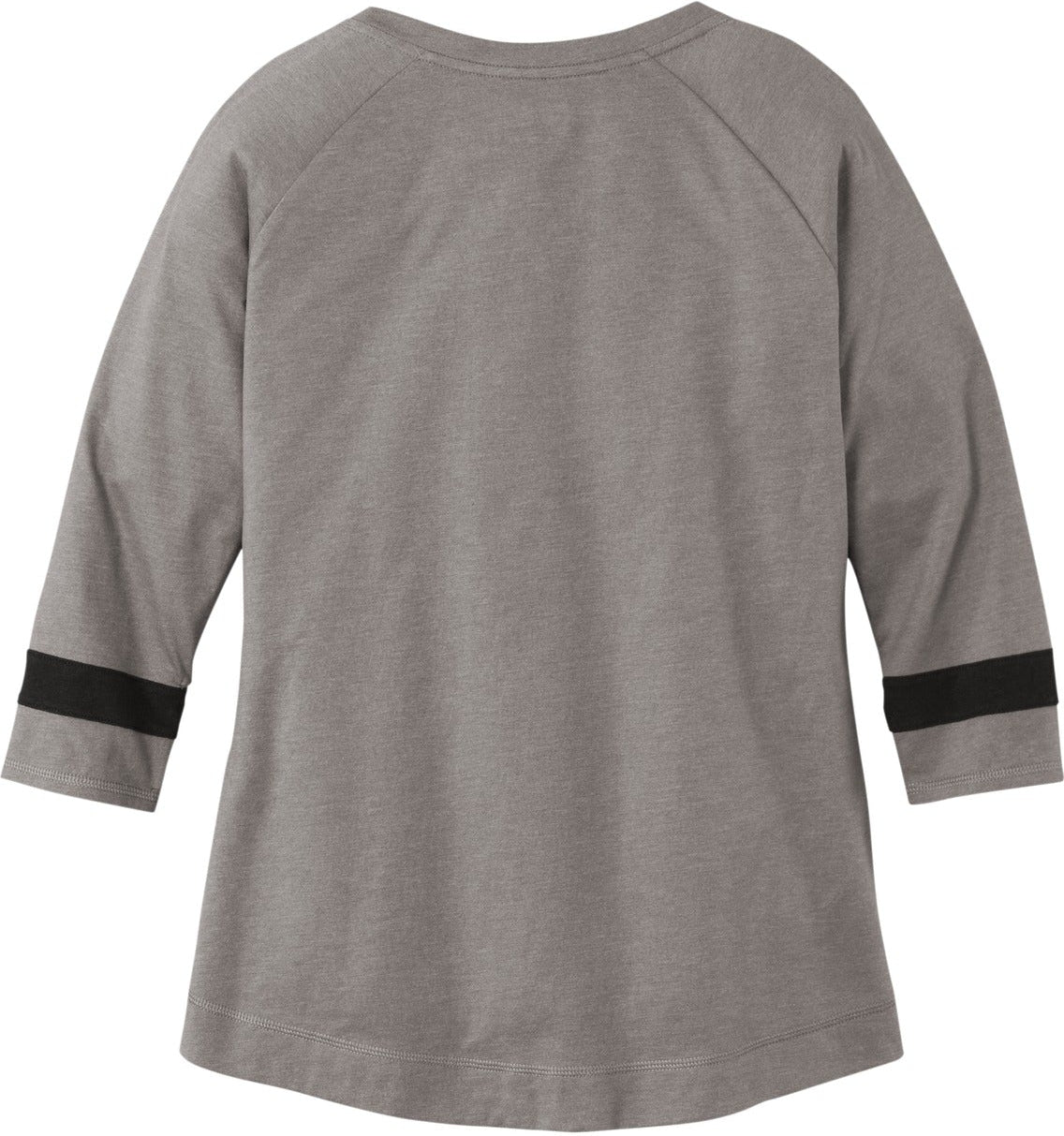 no-logo New Era Ladies Tri-Blend 3/4-Sleeve Tee-Regular-New Era-Thread Logic