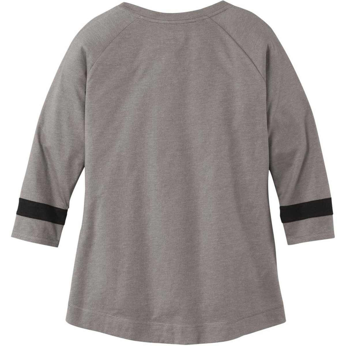 no-logo New Era Ladies Tri-Blend 3/4-Sleeve Tee-Regular-New Era-Thread Logic