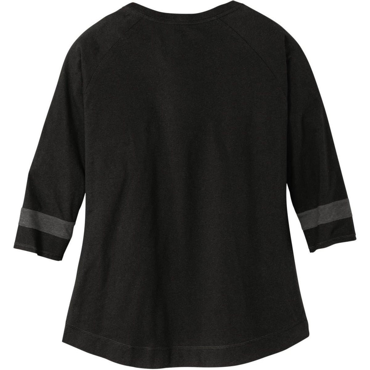 no-logo New Era Ladies Tri-Blend 3/4-Sleeve Tee-Regular-New Era-Thread Logic