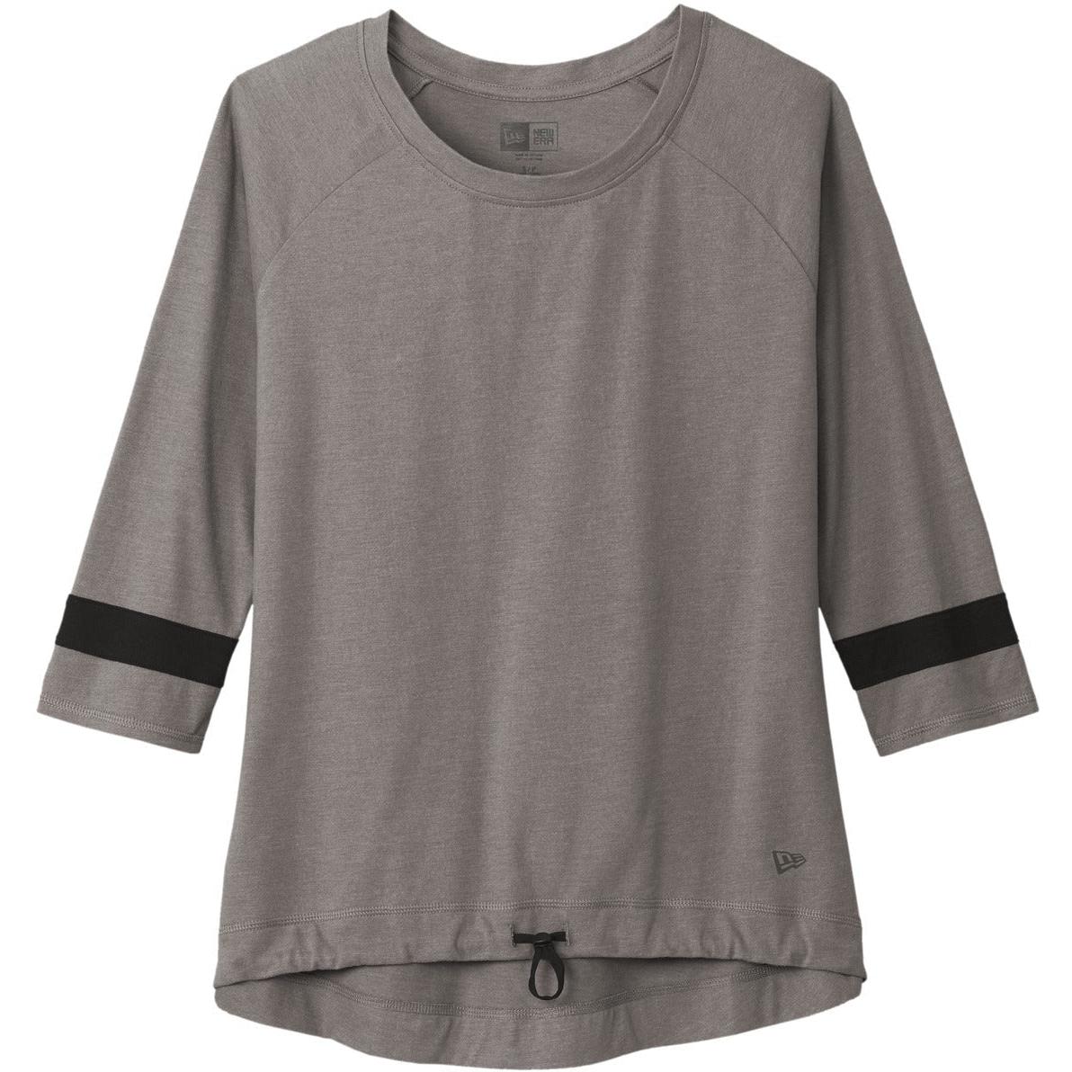no-logo New Era Ladies Tri-Blend 3/4-Sleeve Tee