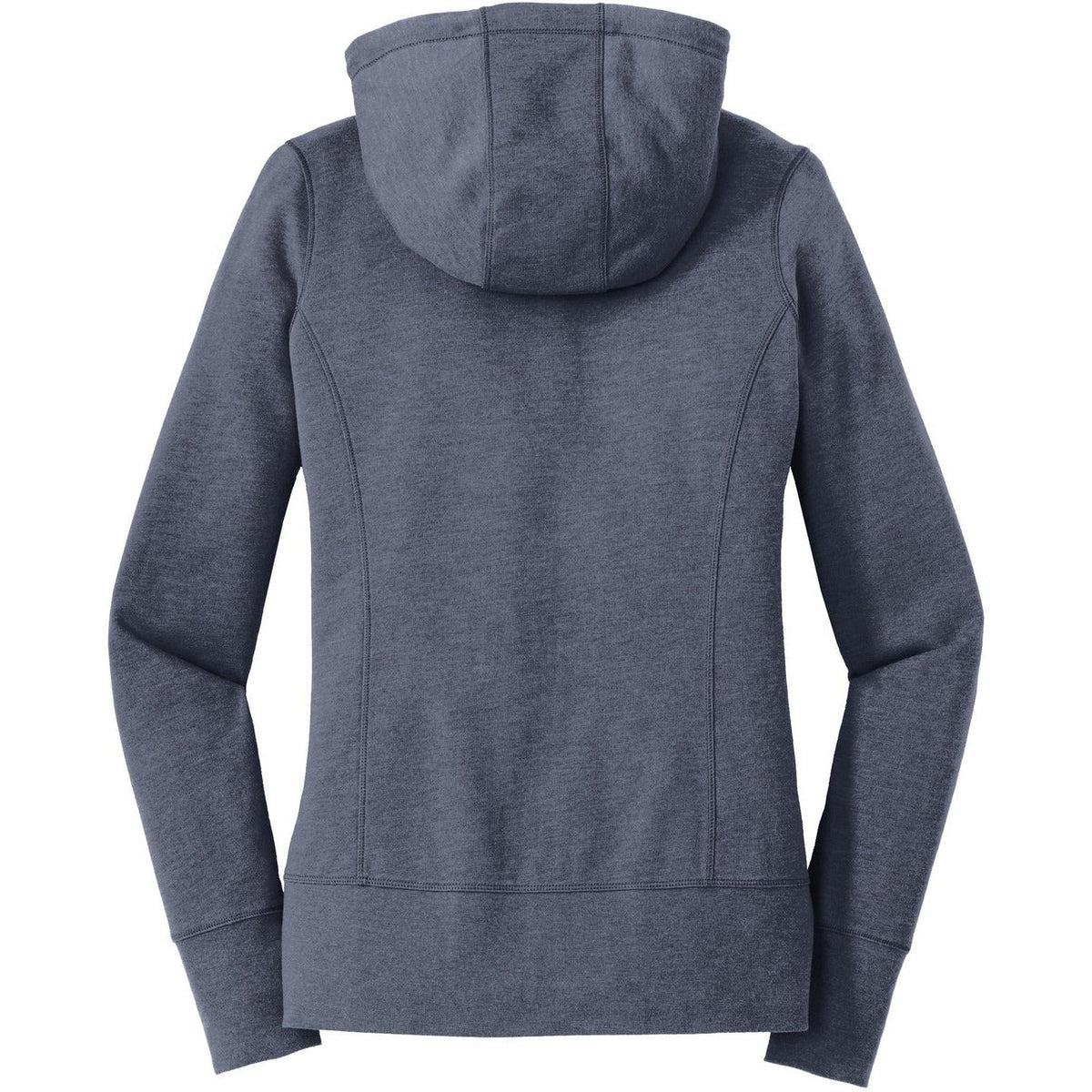 no-logo New Era Women's Tri-Blend Fleece Full-Zip Hoodie-Full Zips-New Era-Thread Logic