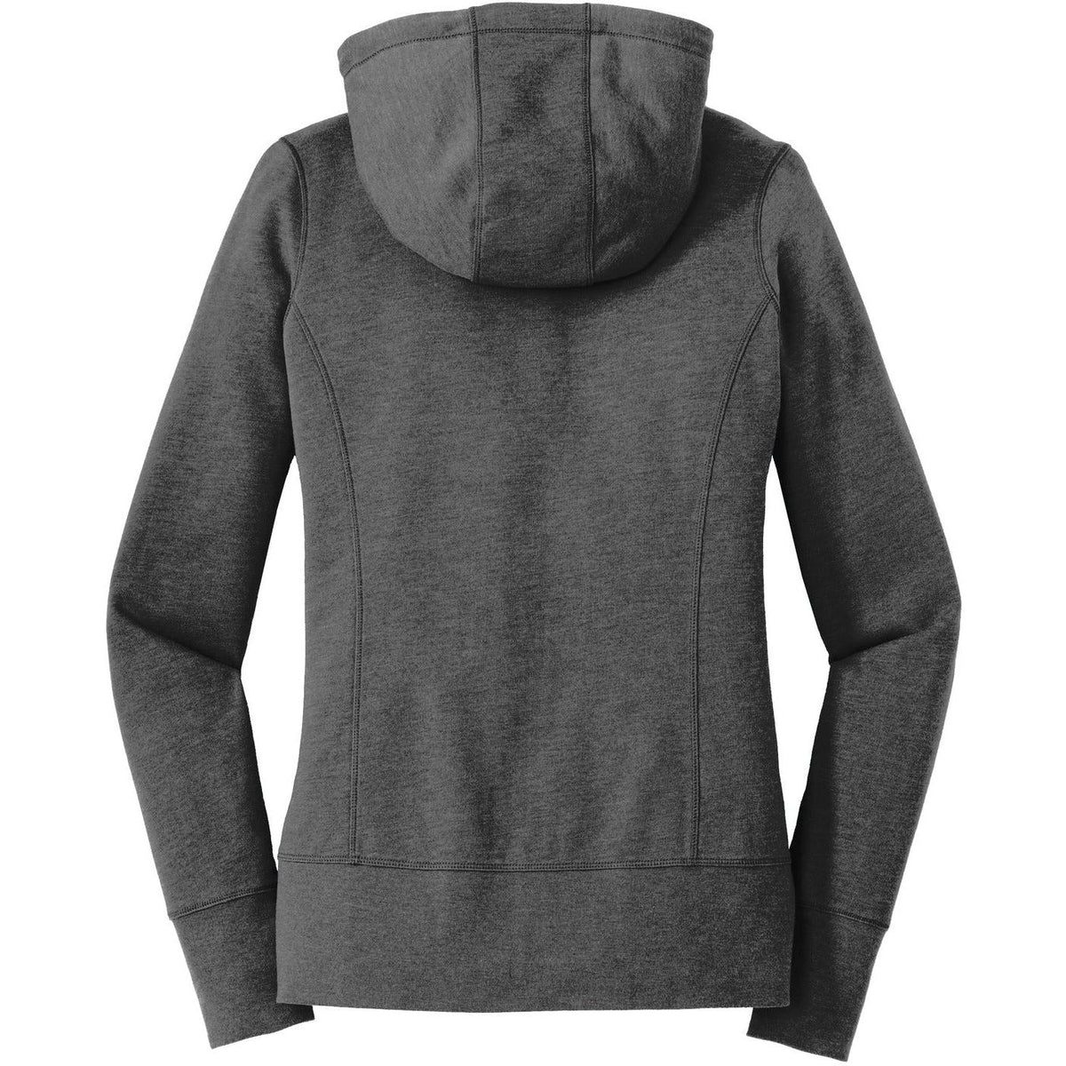 no-logo New Era Women's Tri-Blend Fleece Full-Zip Hoodie-Full Zips-New Era-Thread Logic