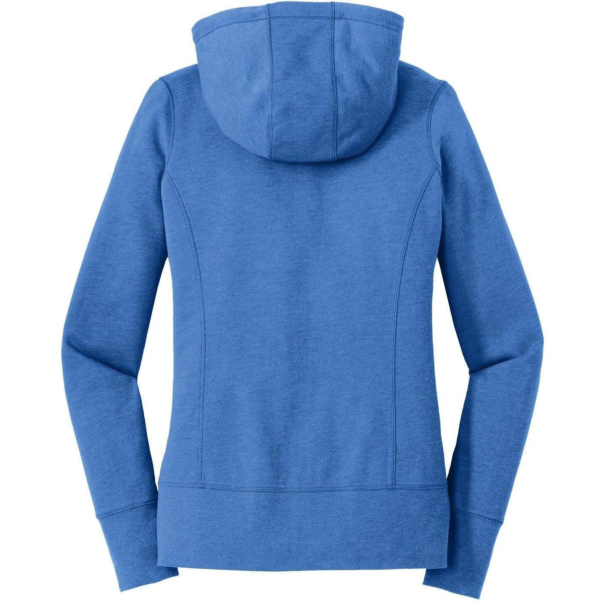 no-logo New Era Women's Tri-Blend Fleece Full-Zip Hoodie-Full Zips-New Era-Thread Logic