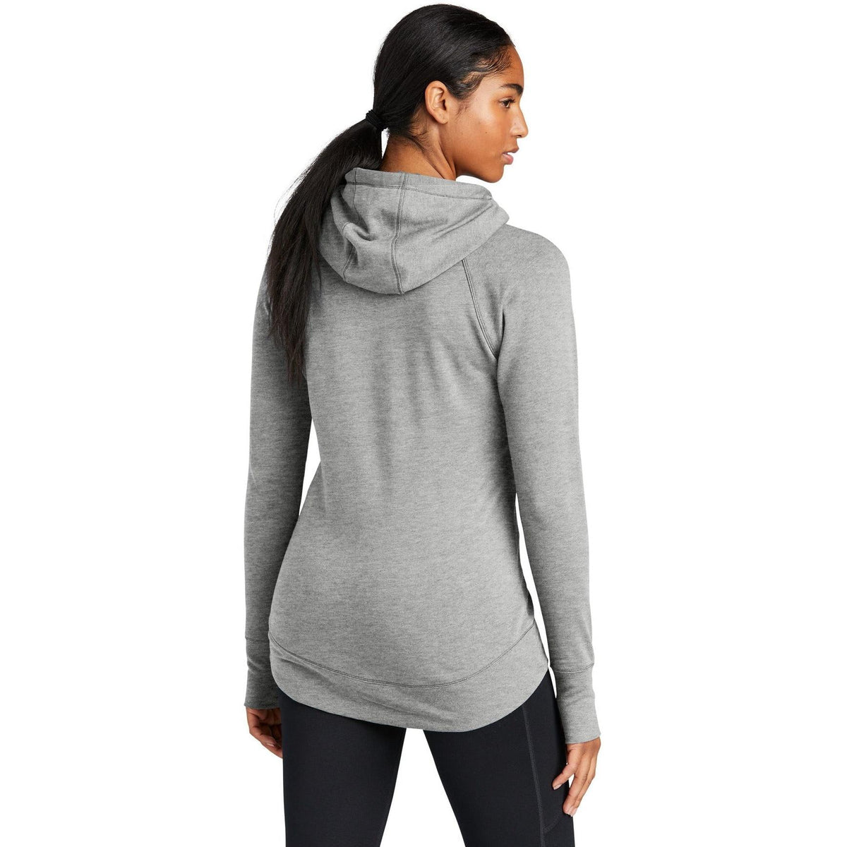 no-logo New Era Women's Tri-Blend Fleece Pullover Hoodie-Hoodies-New Era-Thread Logic