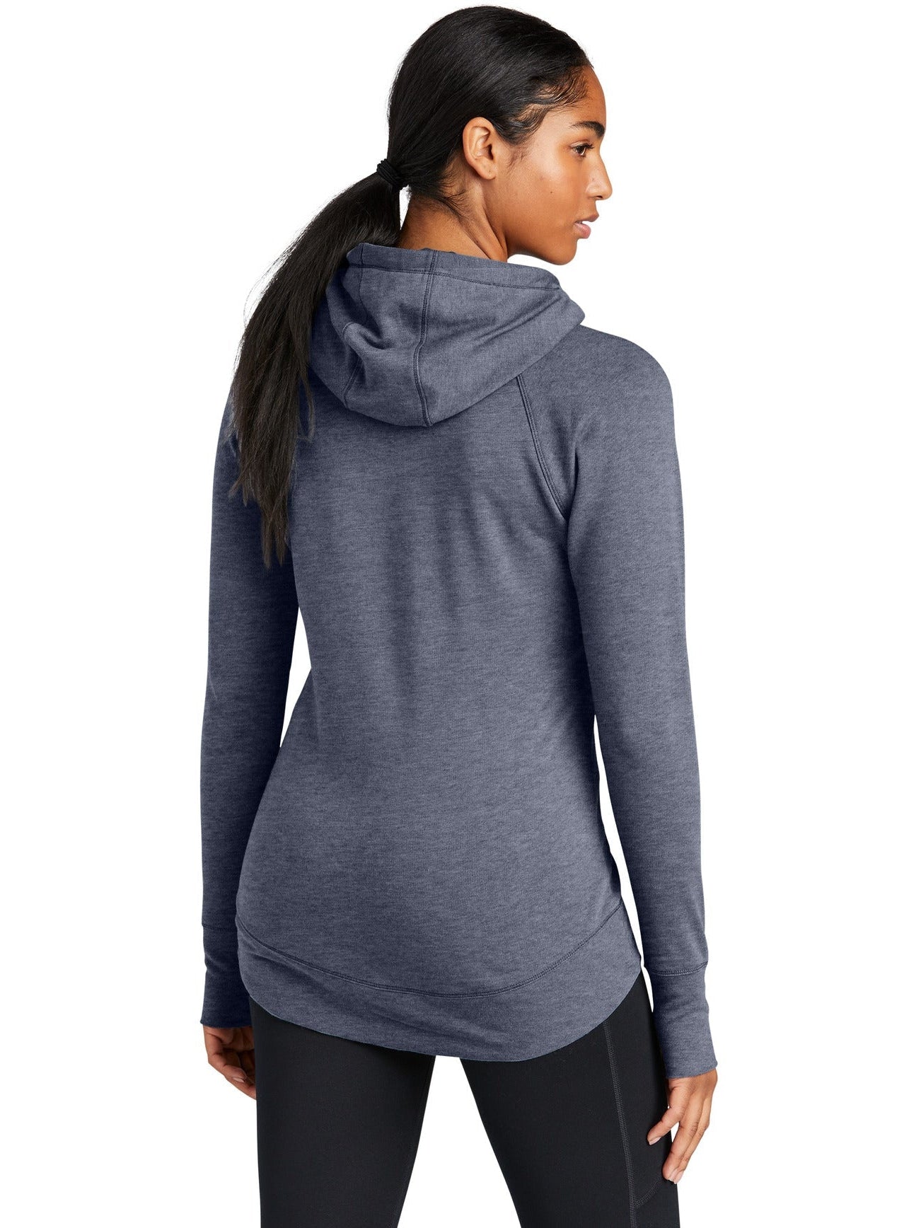 no-logo New Era Ladies Tri-Blend Fleece Pullover Hoodie-Regular-New Era-Thread Logic