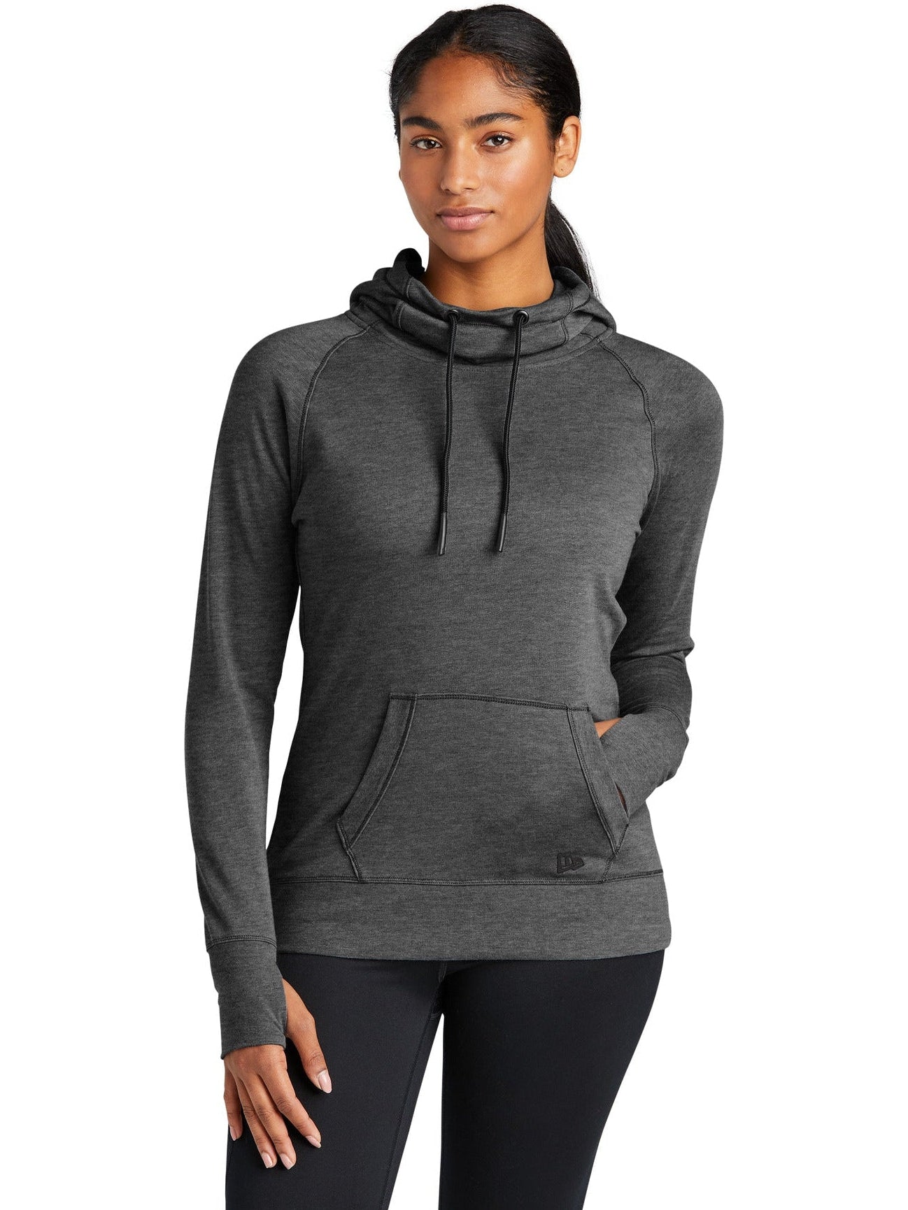 no-logo New Era Ladies Tri-Blend Fleece Pullover Hoodie-Regular-New Era-Thread Logic