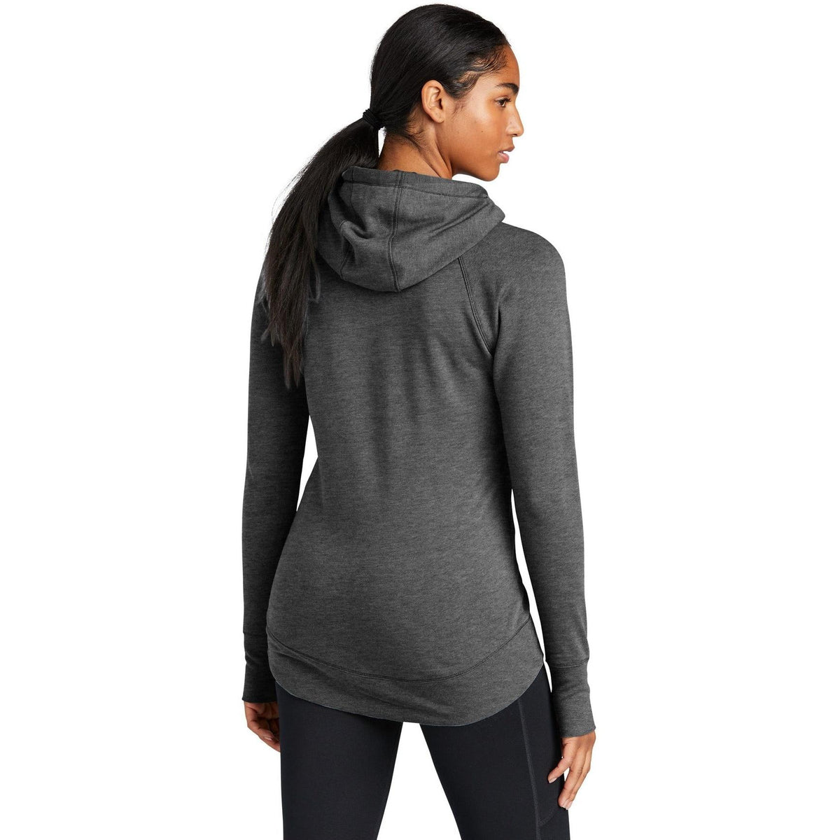 no-logo New Era Women's Tri-Blend Fleece Pullover Hoodie-Hoodies-New Era-Thread Logic
