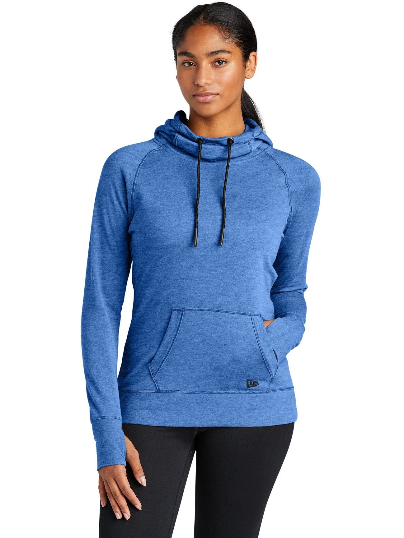 no-logo New Era Ladies Tri-Blend Fleece Pullover Hoodie-Regular-New Era-Thread Logic